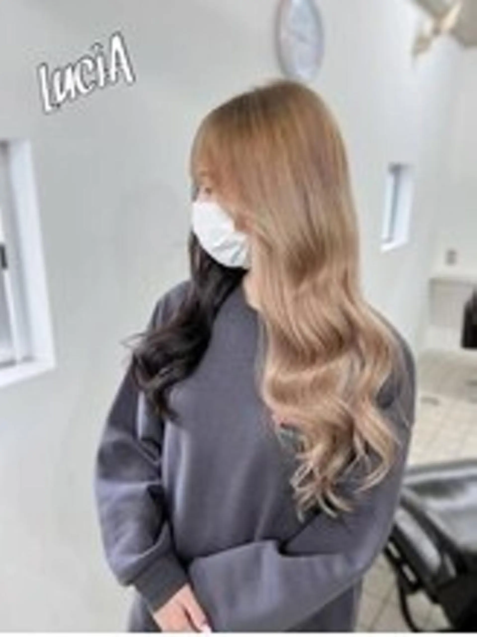 カラー ヘアアレンジ ロング LuciA RIANAのヘアスタイル