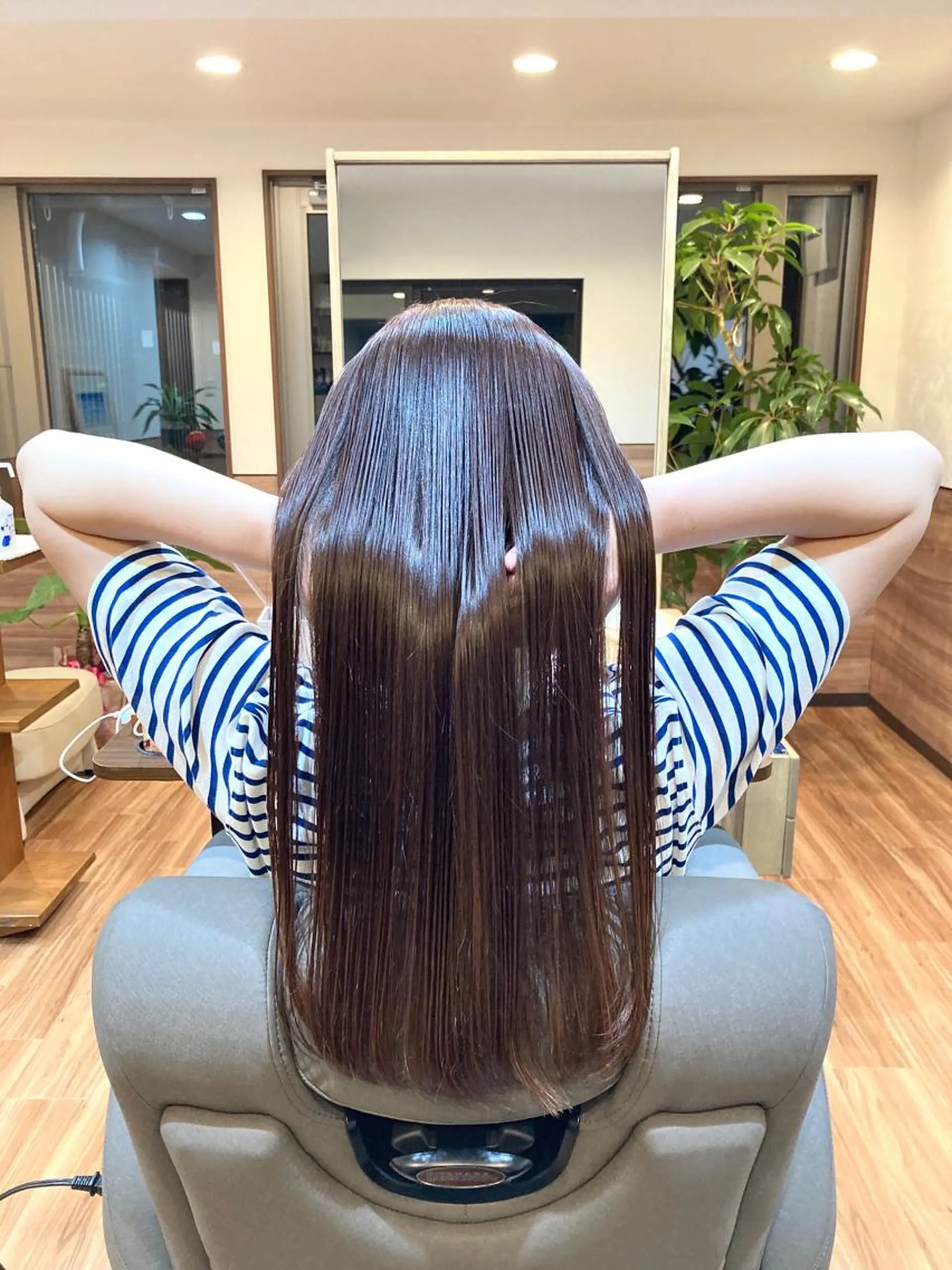 ロング カラー アッシュ ピンクカラー ピンクアッシュ Annon プライベートサロンのヘアスタイル