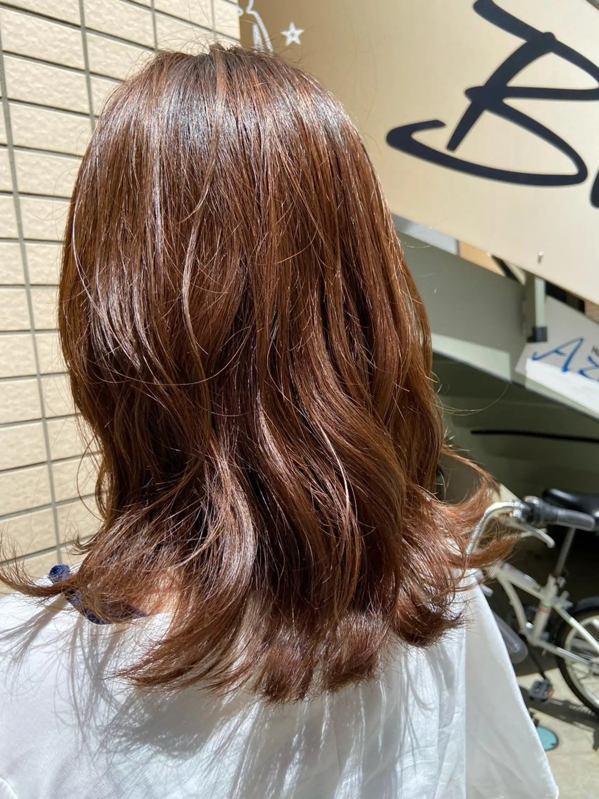 ミディアム 菊地 美憂のヘアスタイル