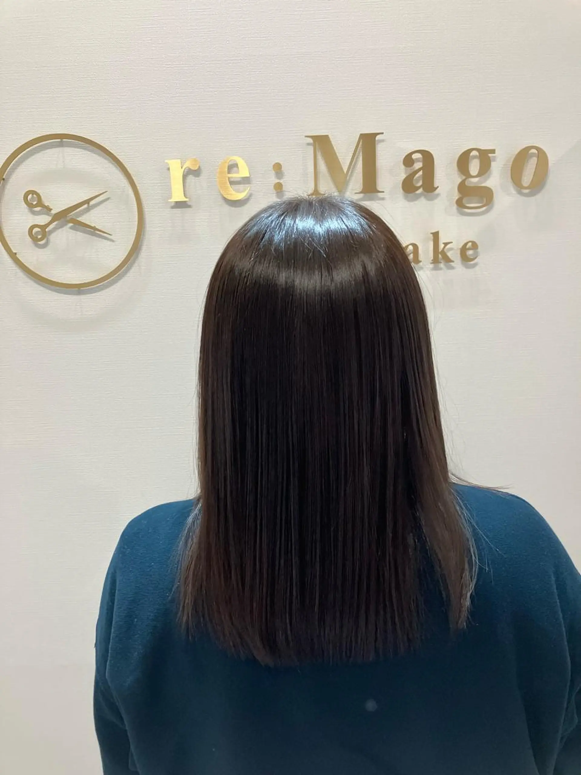 ロング カラー ヘアアレンジ キッズ カット ヘアカラー トリートメント 関内　髪質改善　特化 re:Magoのヘアスタイル