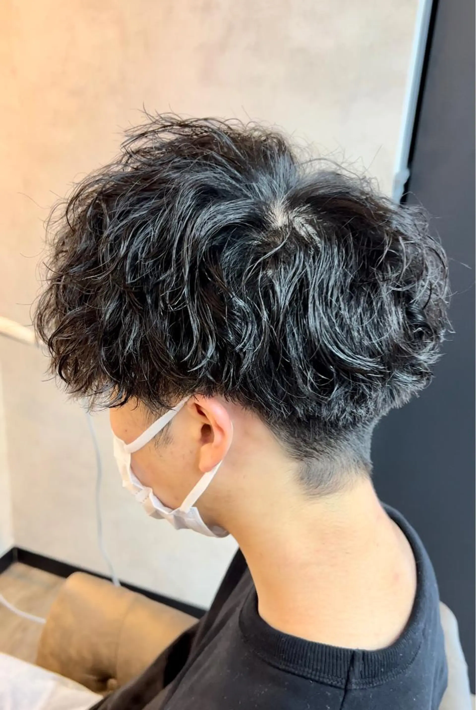 ショート パーマ メンズ カット パーマ トリートメント パーマ&髪質改善職人 稲本　来耶のヘアスタイル