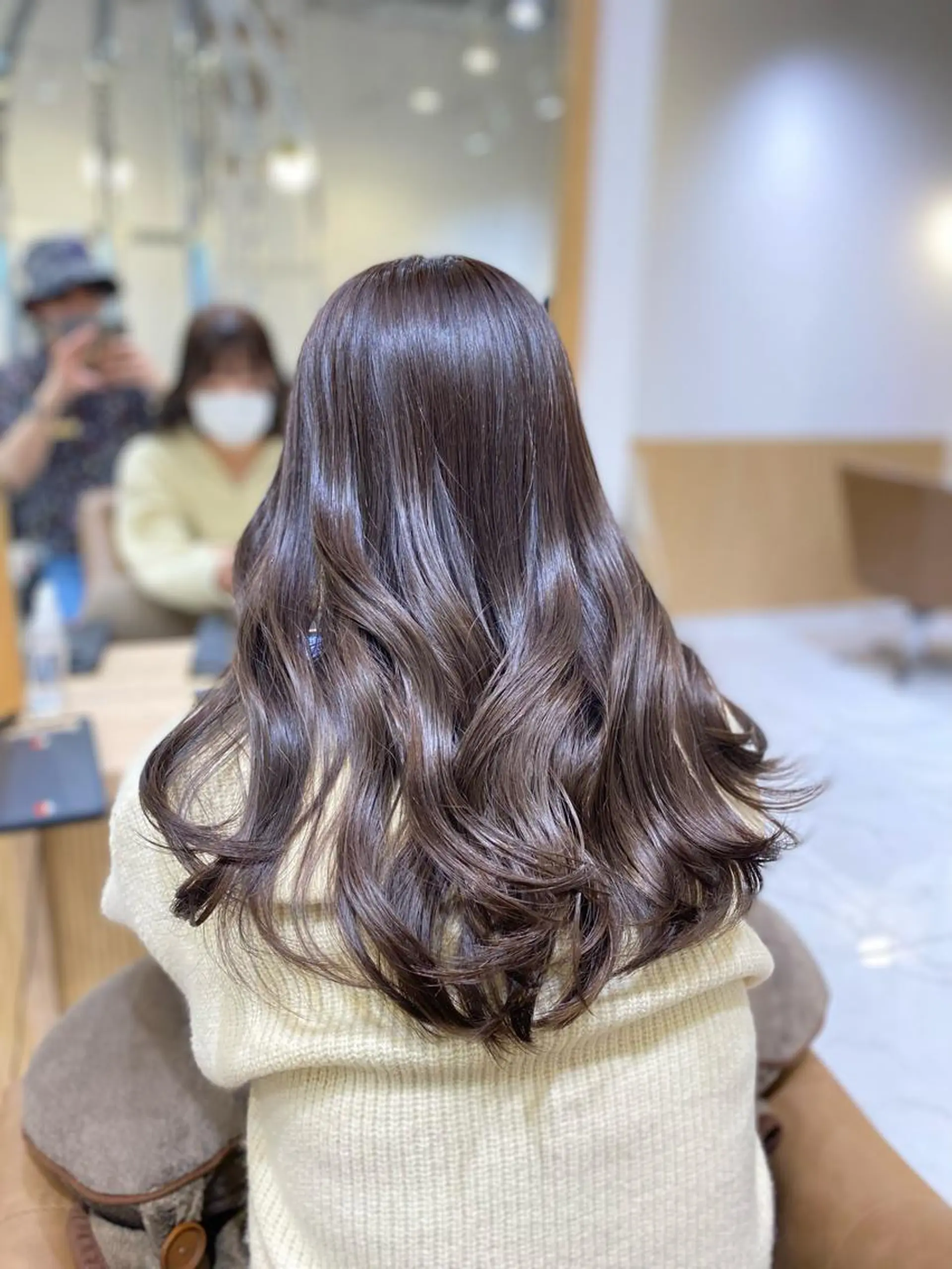 ロング カラー カット ヘアカラー トリートメント 坂井 茅聖のヘアスタイル
