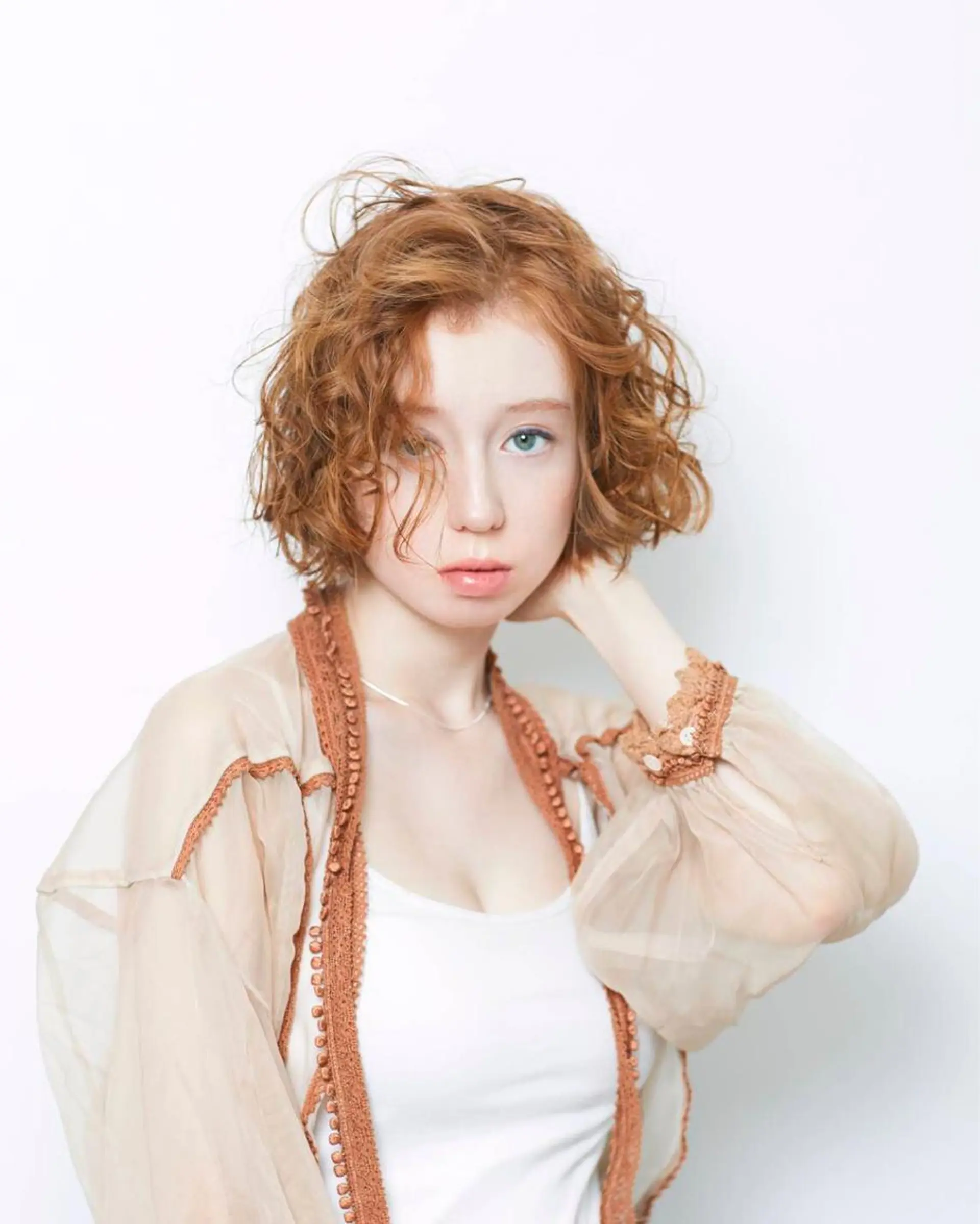 ミディアム カラー パーマ ✂︎岡根 京花✂︎のヘアスタイル