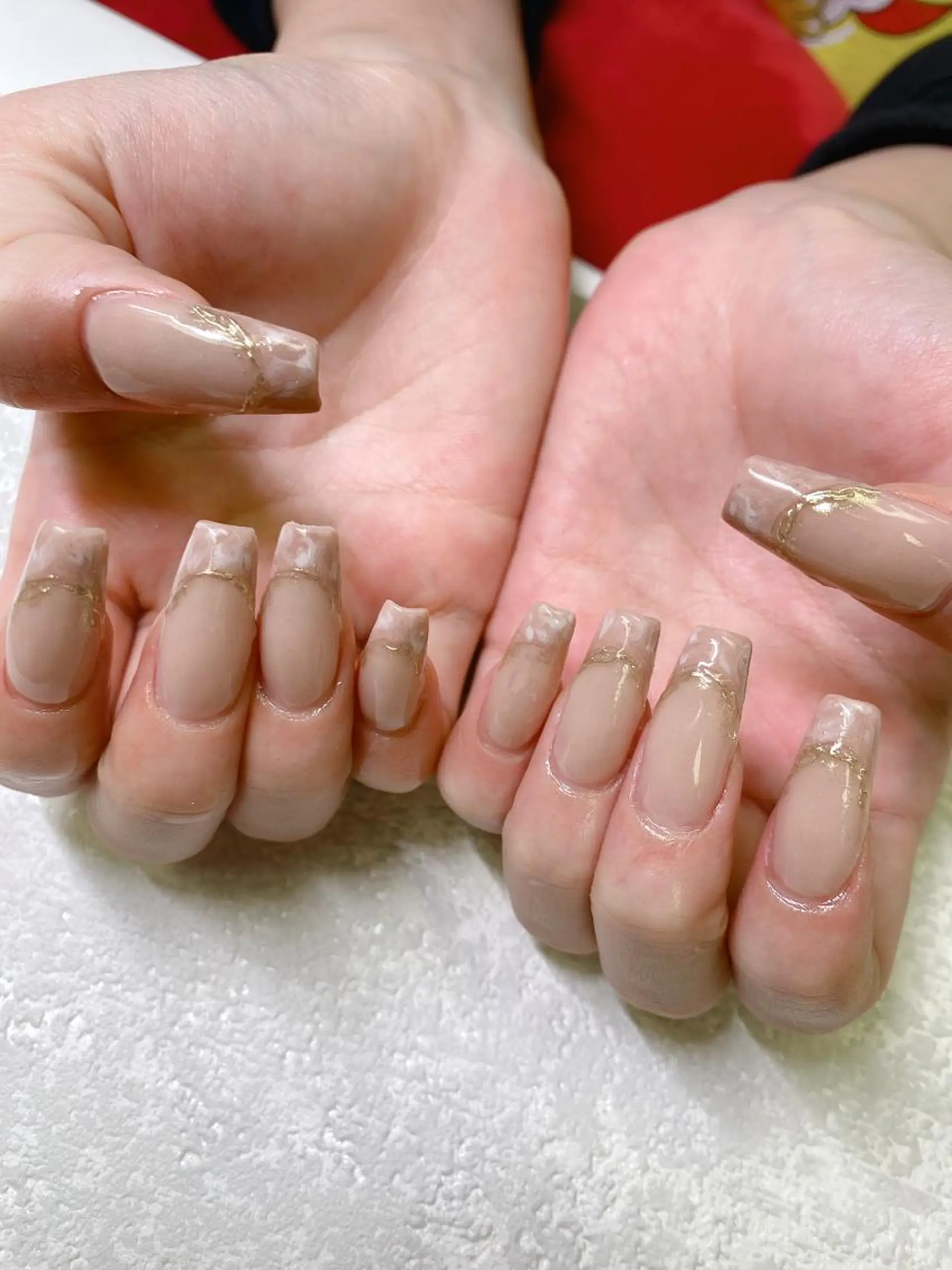 セミロング ハンドネイル JNA認定講師🌸 RIEのネイルデザイン