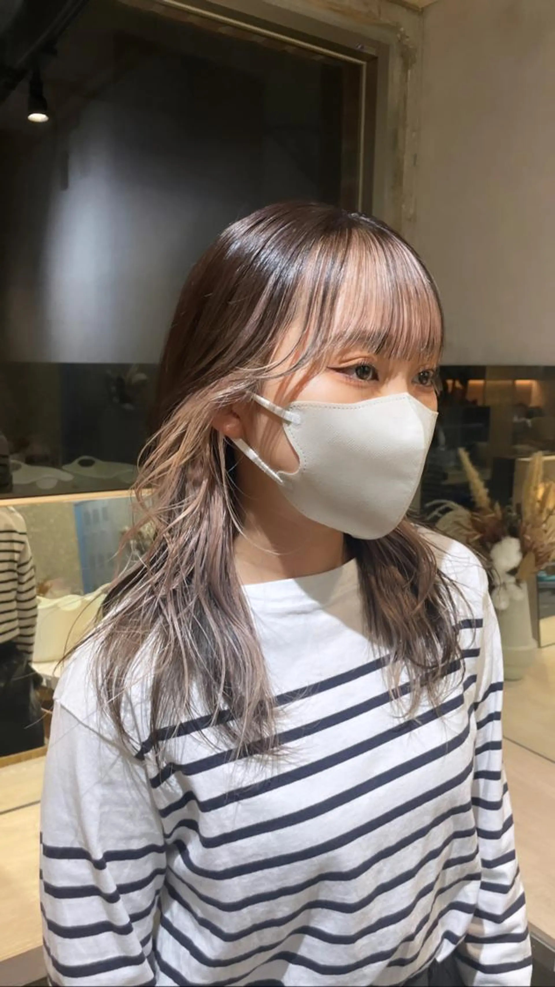 ロング カラー ピンクカラー ホワイトピンク soigné所属・カットモデル募集 /RIO🩰のヘアスタイル