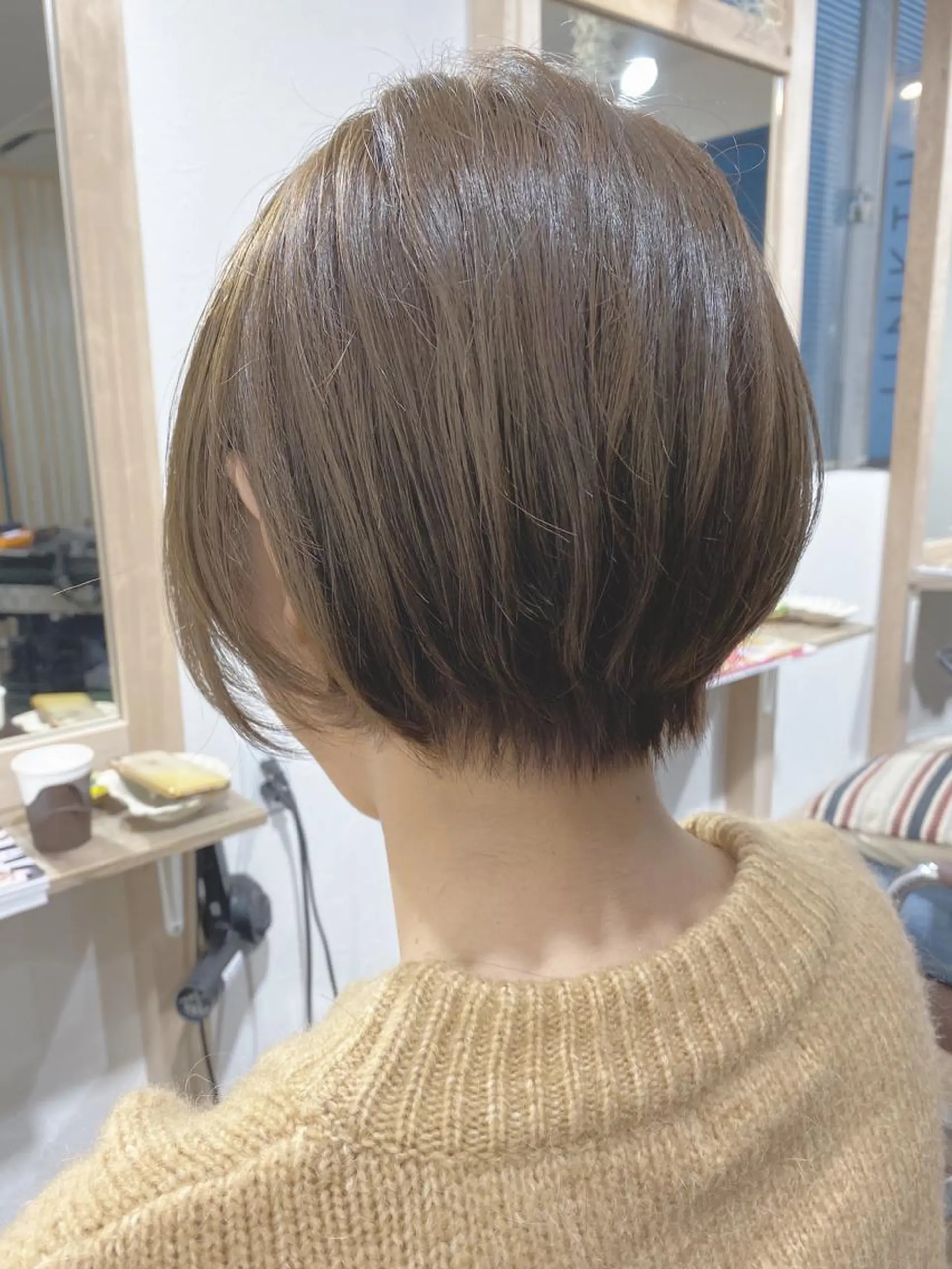 ショート カラー カット ヘアカラー トリートメント 🌈ショート/レイヤ ーカット/中村崇宏のヘアスタイル