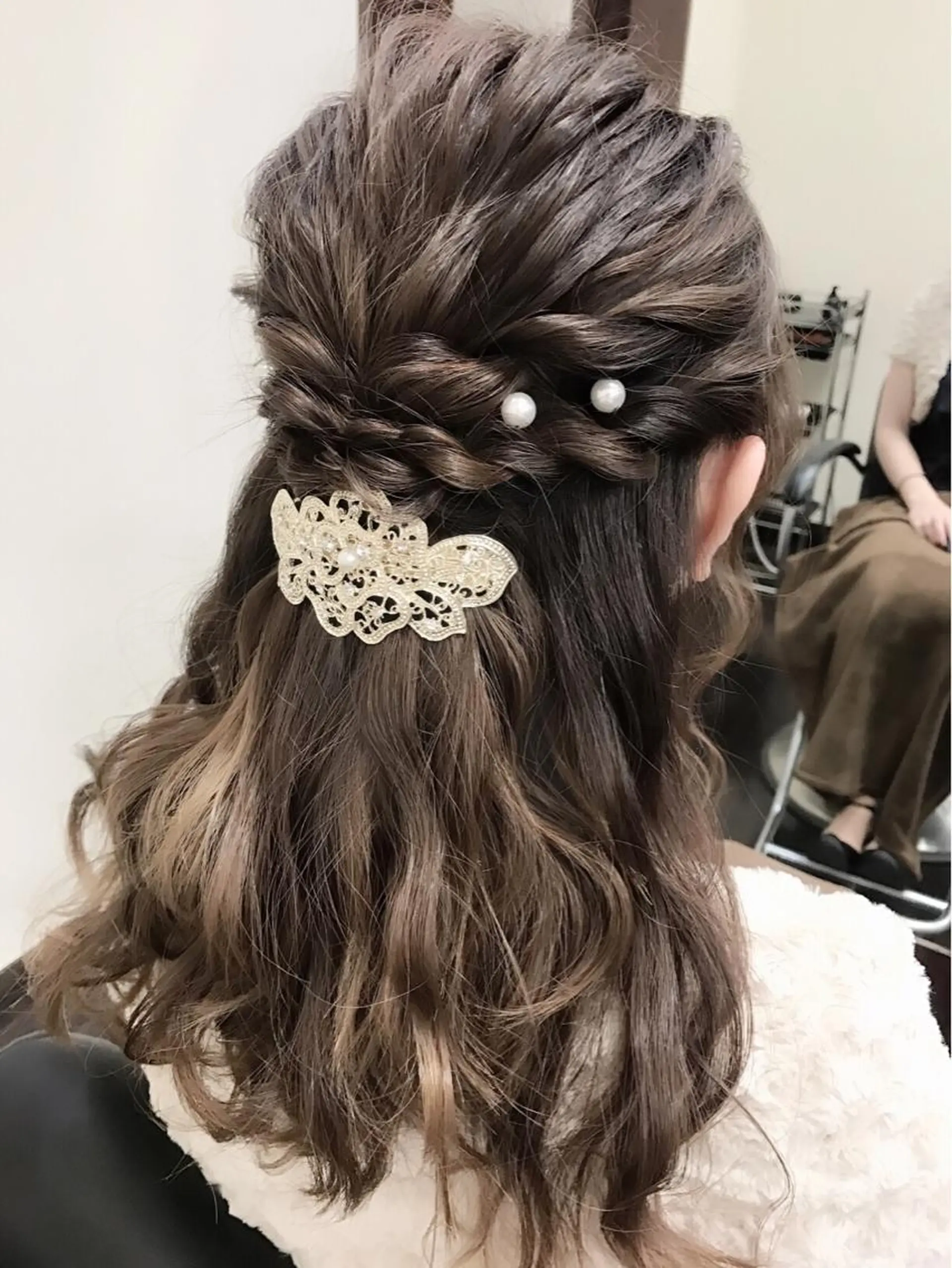 セミロング ロング ヘアアレンジ 沢田 瞳のヘアスタイル