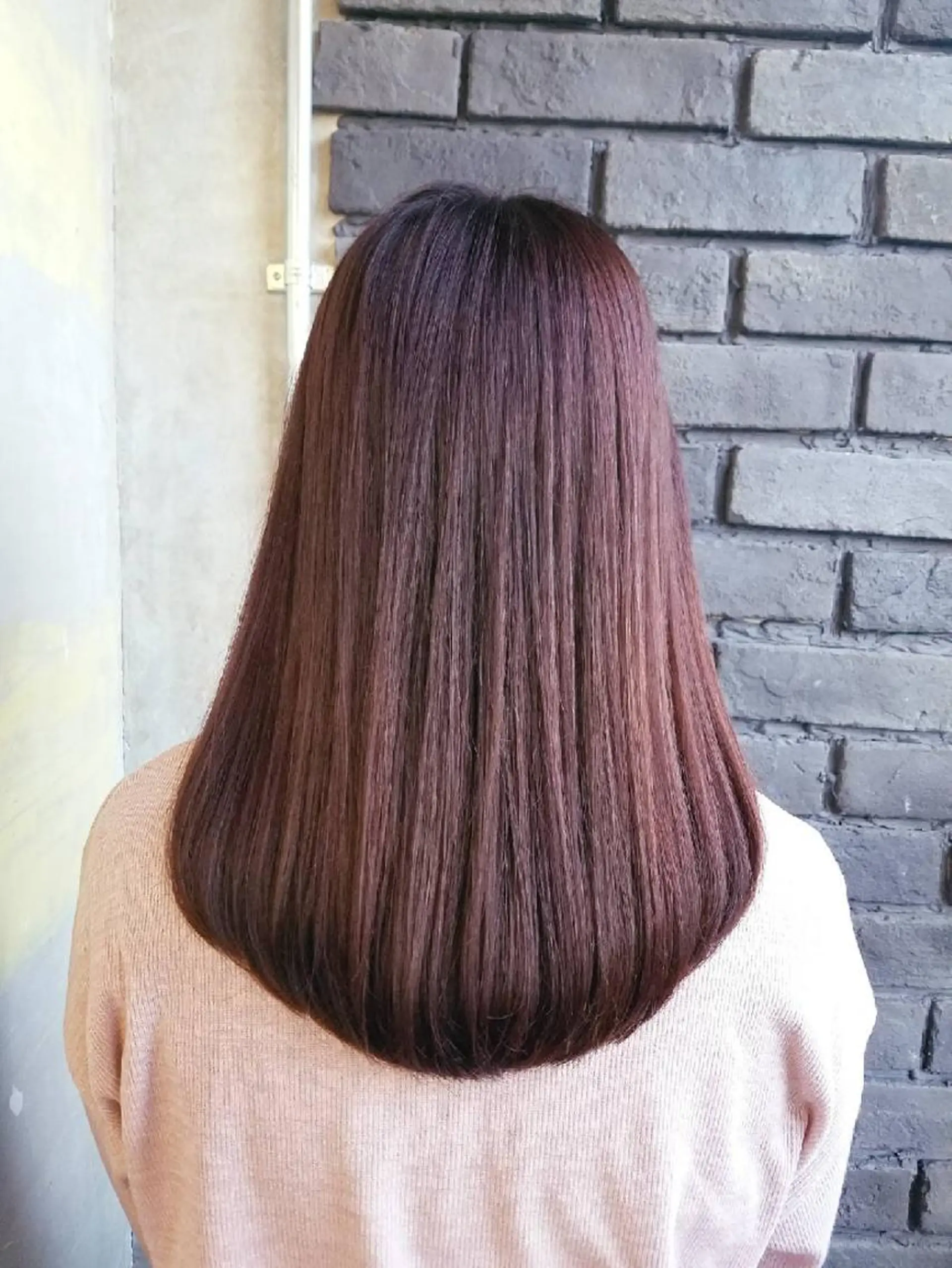 セミロング ピンクブラウン カット ヘアカラー トリートメント カヤノ ミサキ𓇼𓆉 のヘアスタイル