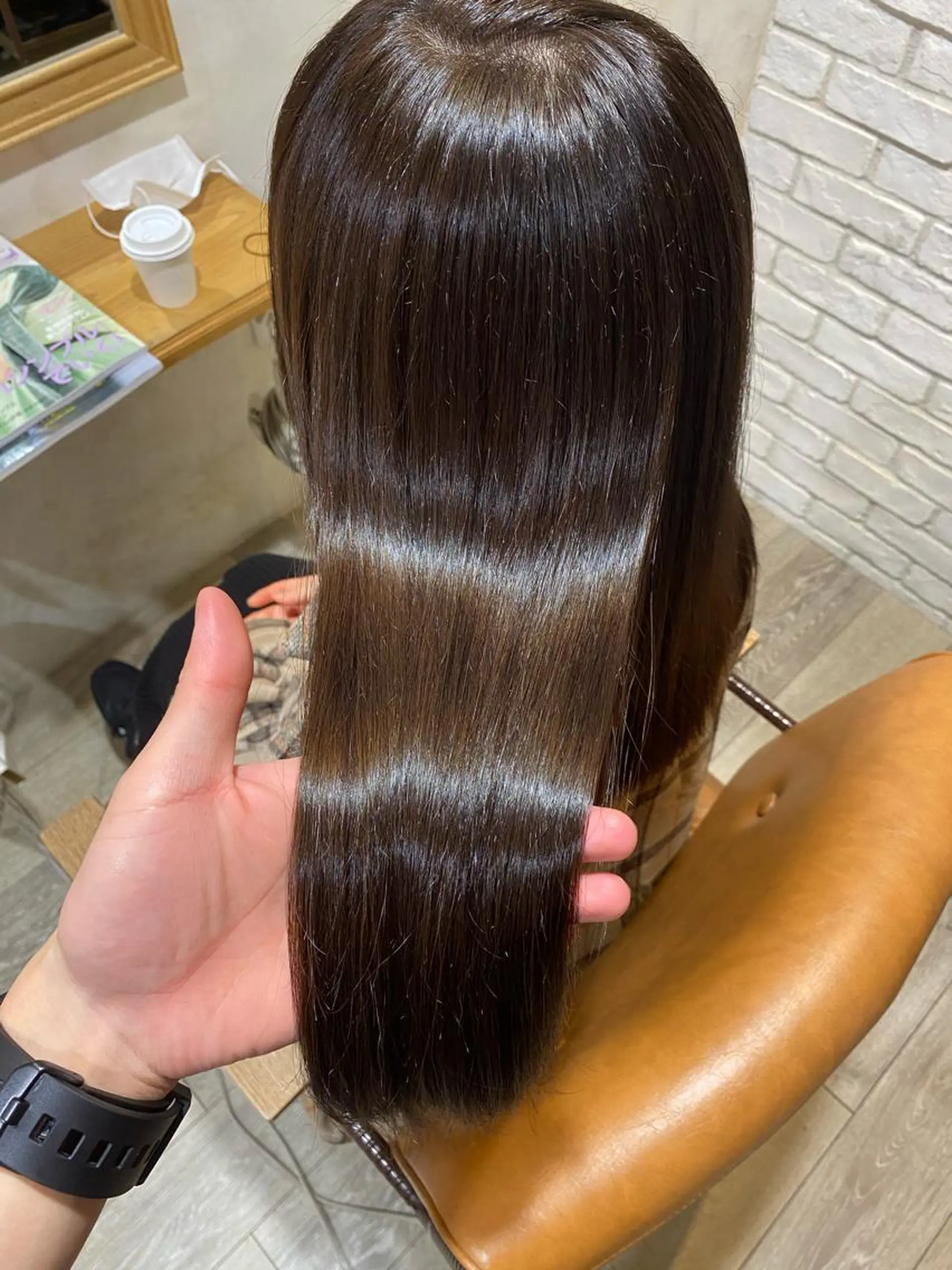 カラー パーマ 縮毛矯正 安部 真輝のヘアスタイル