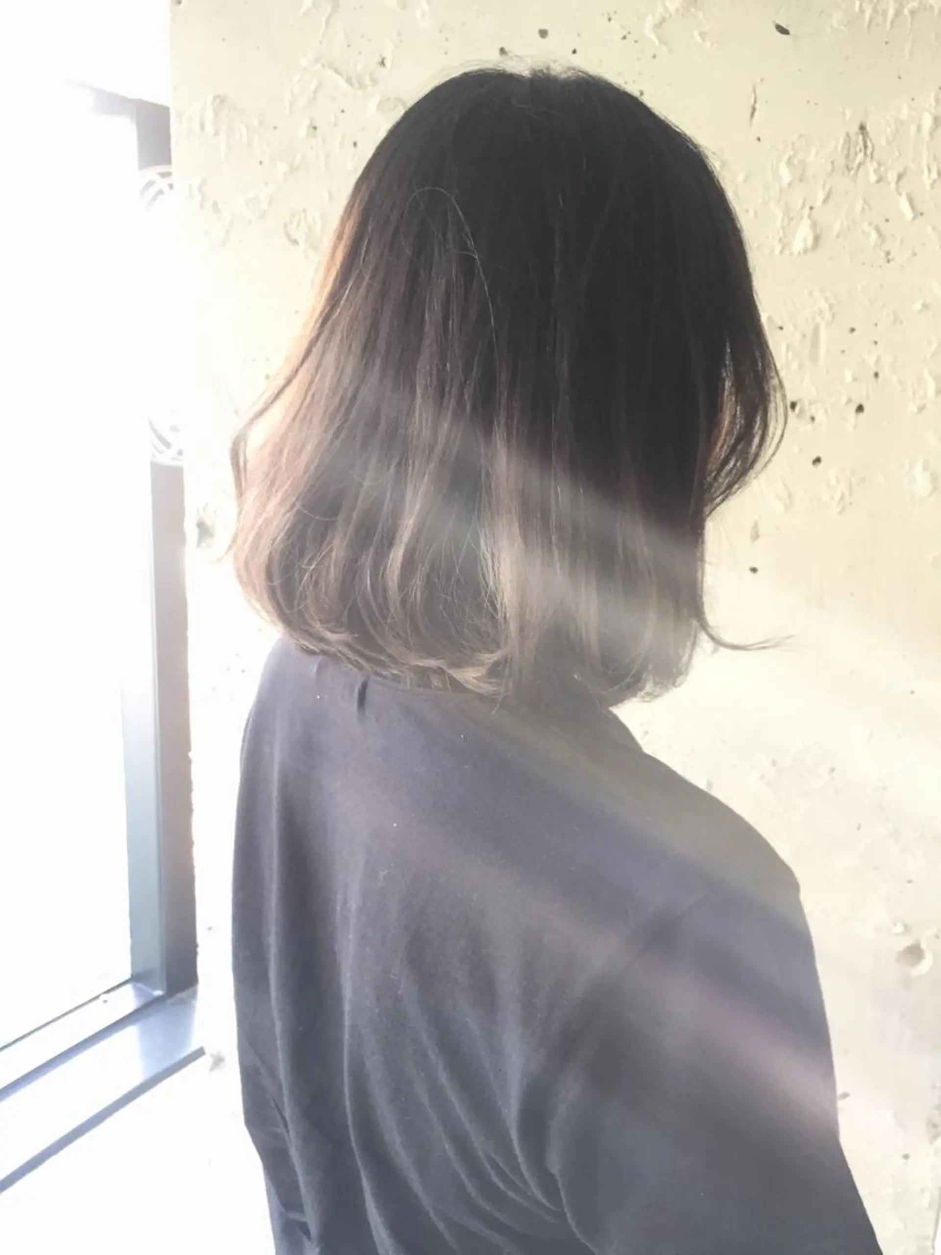 ミディアム カラー カット ヘアカラー to heart 十三店所属・ユ イのヘアスタイル