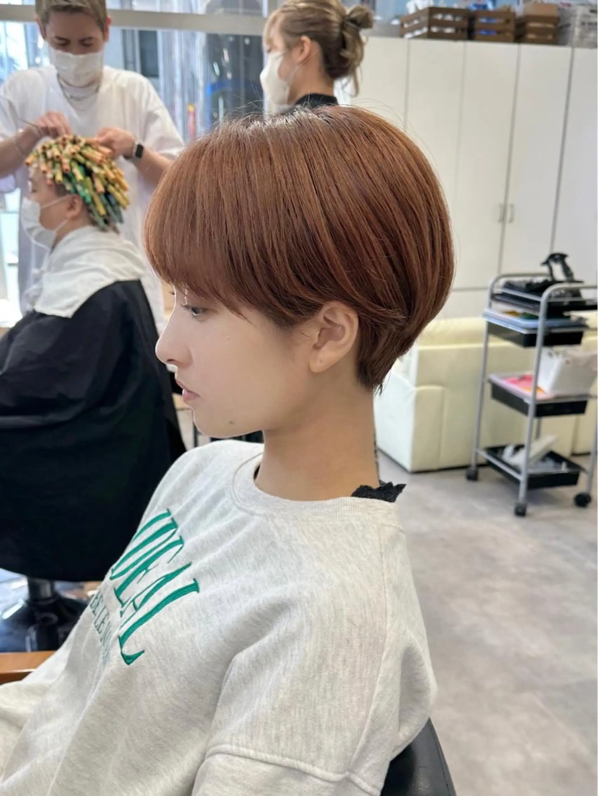 ショート 🌈ショートボブ⚪︎ 暖色🌈村山武史のヘアスタイル