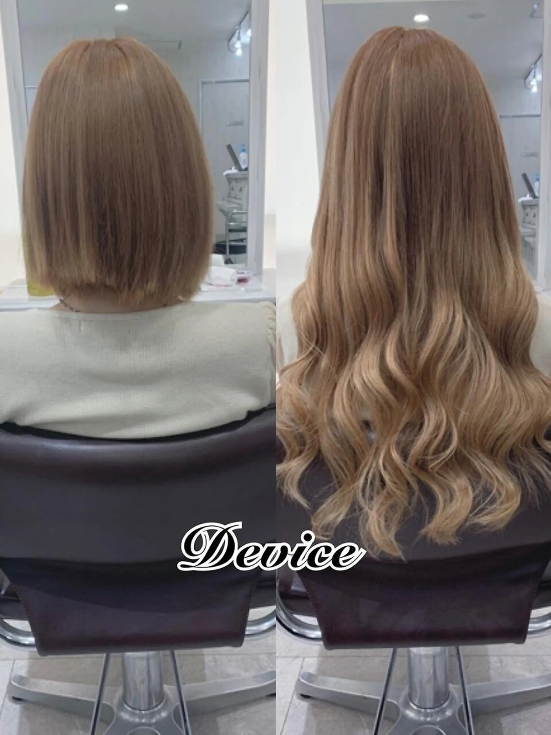 ロング カラー ヘアアレンジ エクステ地域最安値★ Device梅田のヘアスタイル