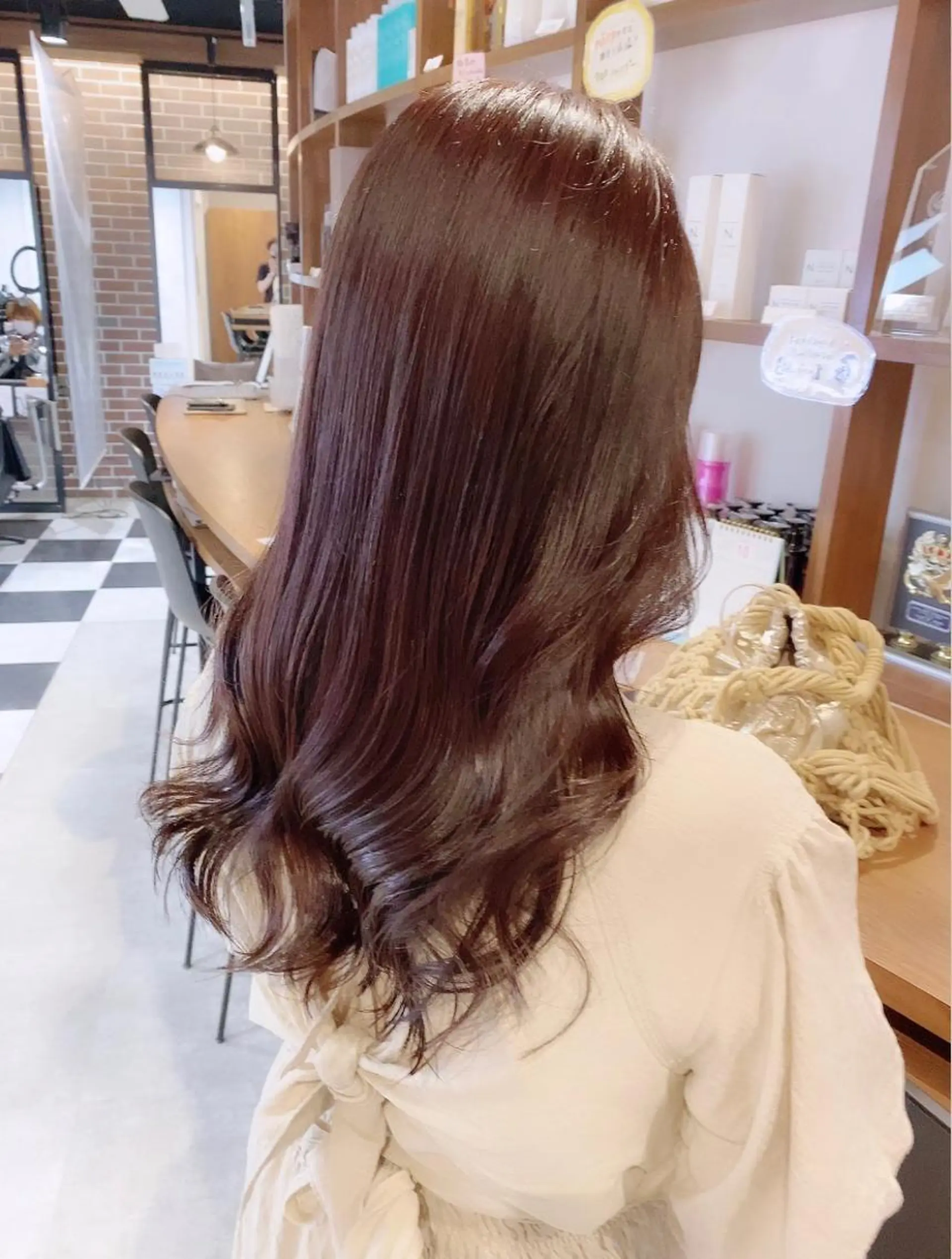 ミディアム 💎馴染むエクステ ×カラーTOMO💎のヘアスタイル