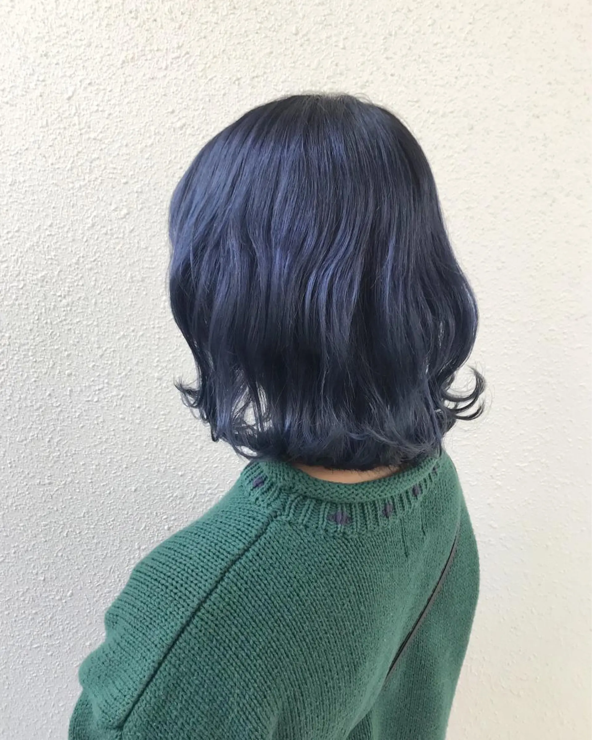 ショート カラー ブルーカラー インナーカラー/天神 ブリーチ/吉田のヘアスタイル