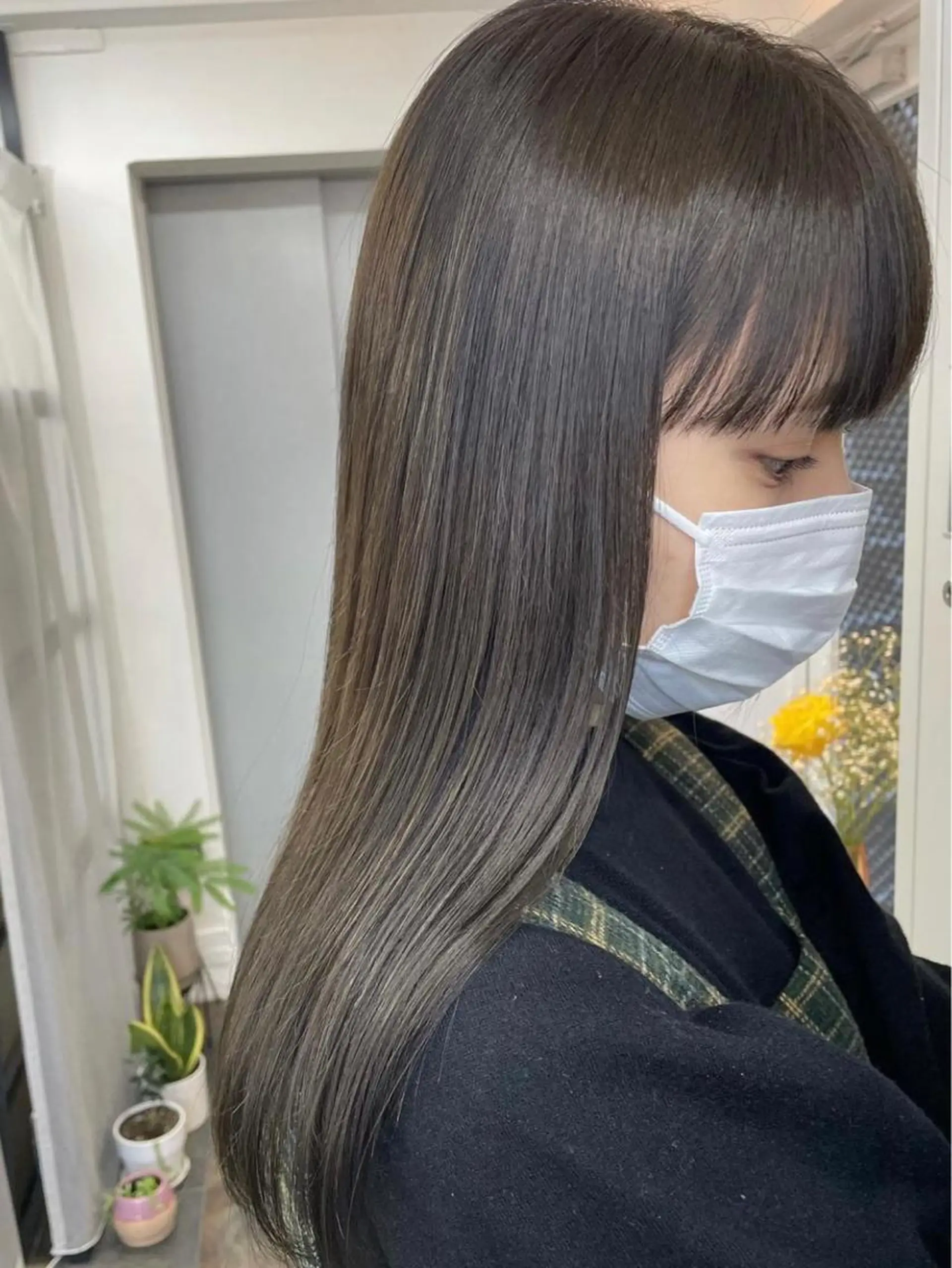 ロング ヘアカラー トリートメント 🌼たけや みのり🌿のヘアスタイル