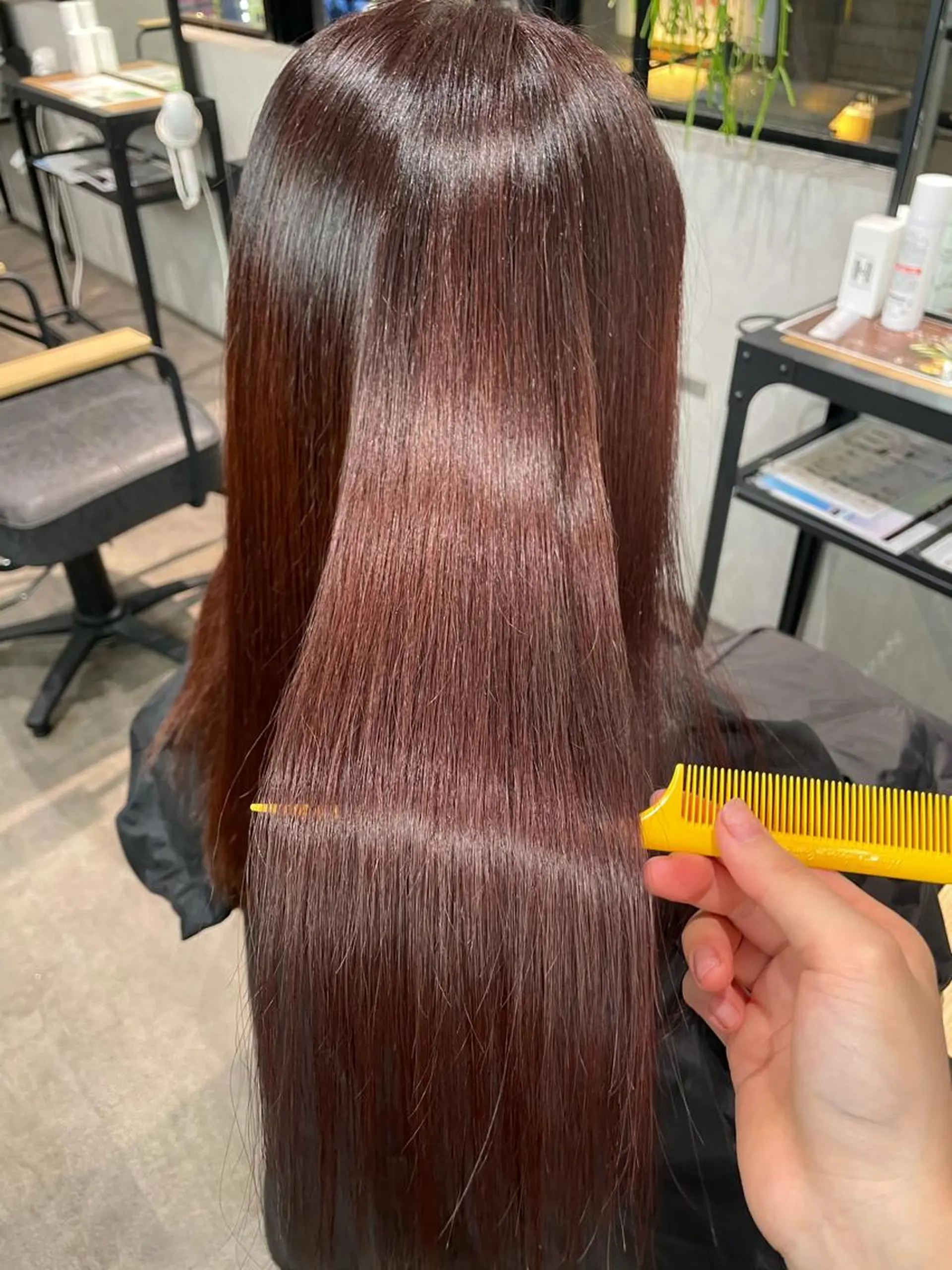 ロング カラー 髪質改善 トリートメント ヘアカラー トリートメント ナチュラル透明感🌱 小山美樹子のヘアスタイル