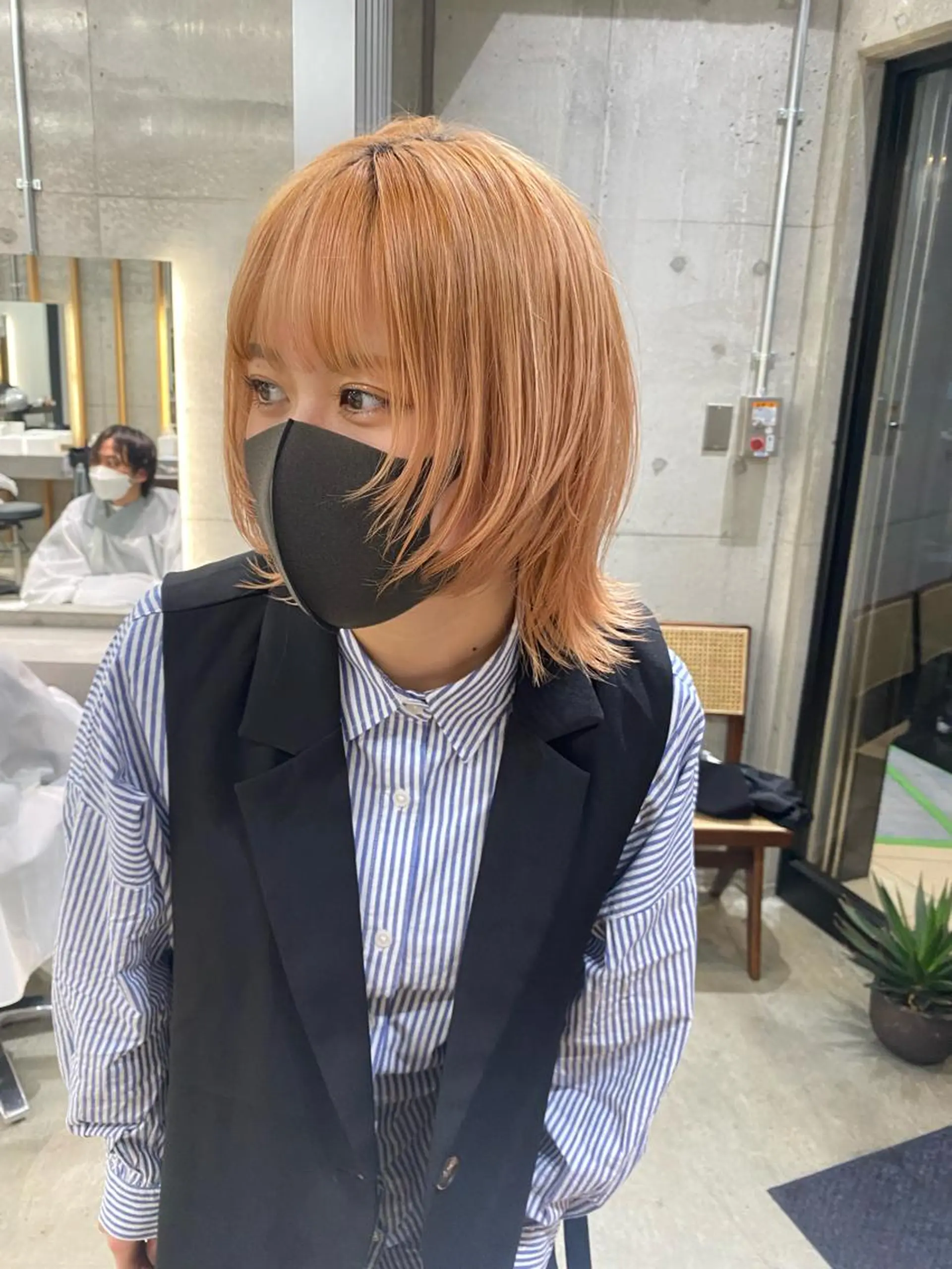 ミディアム 鈴木 真司のヘアスタイル