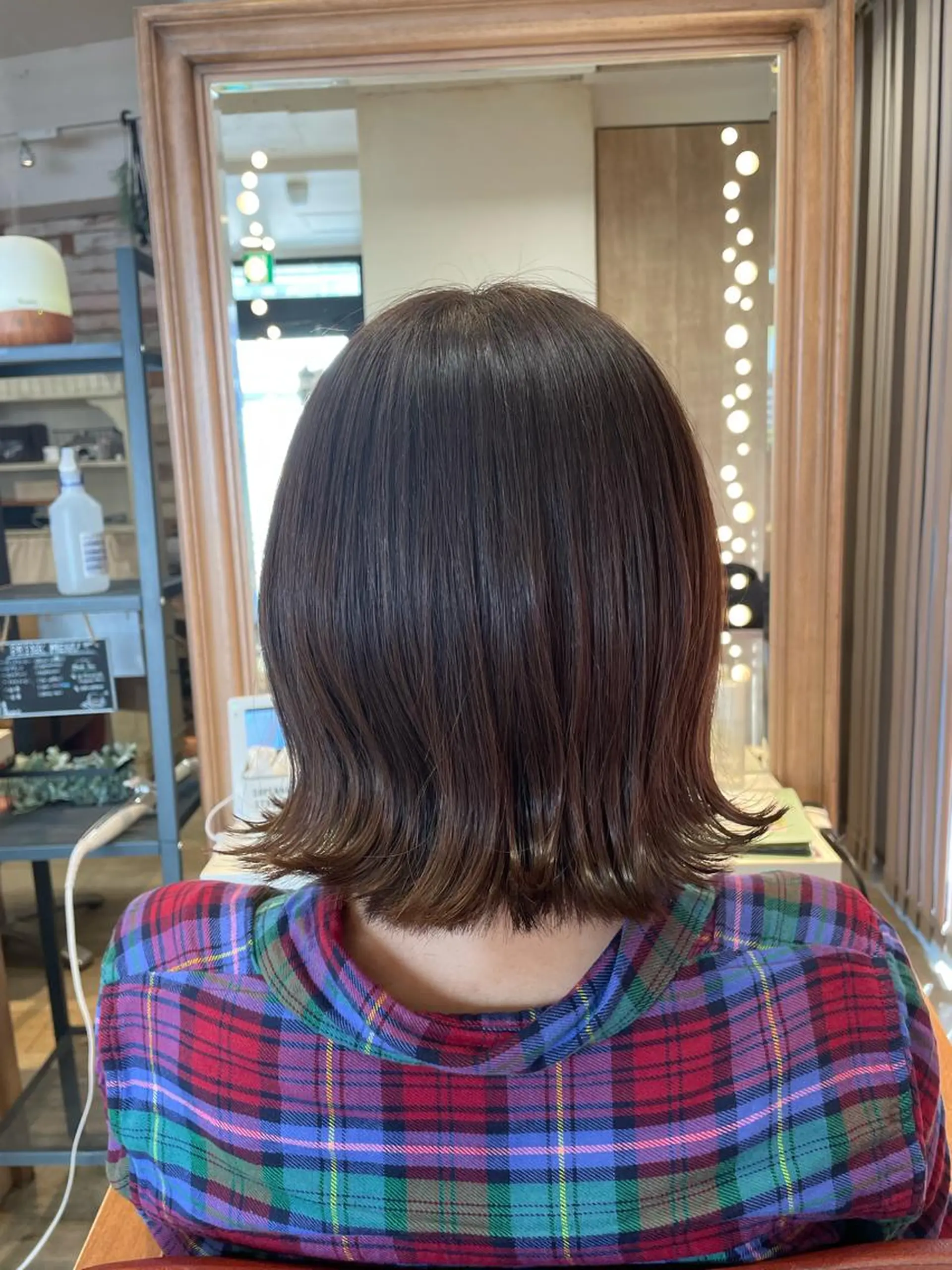 ミディアム カラー トリートメント LOG/所属・✨縮毛/ブリーチ✨ 出口 紗依のヘアスタイル