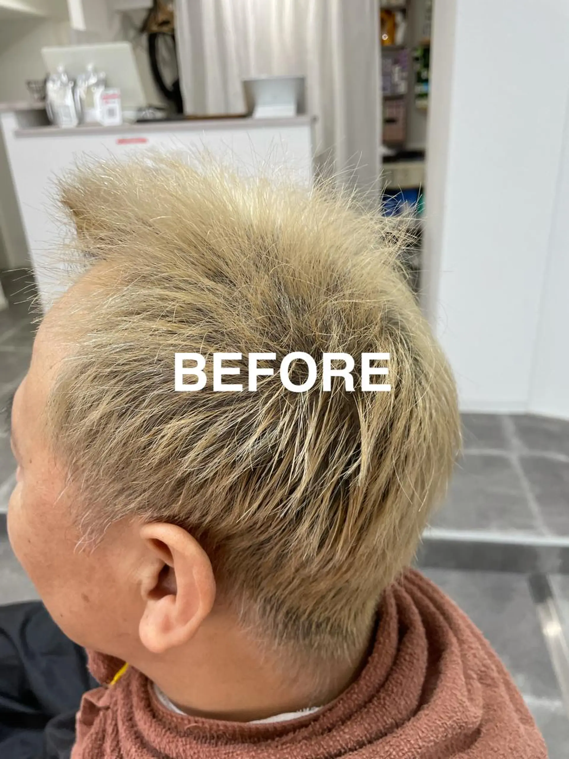 ショート カラー メンズ メンズブリーチ メンズショート ブリーチ ショートヘア カット ヘアカラー 森田 一平のヘアスタイル
