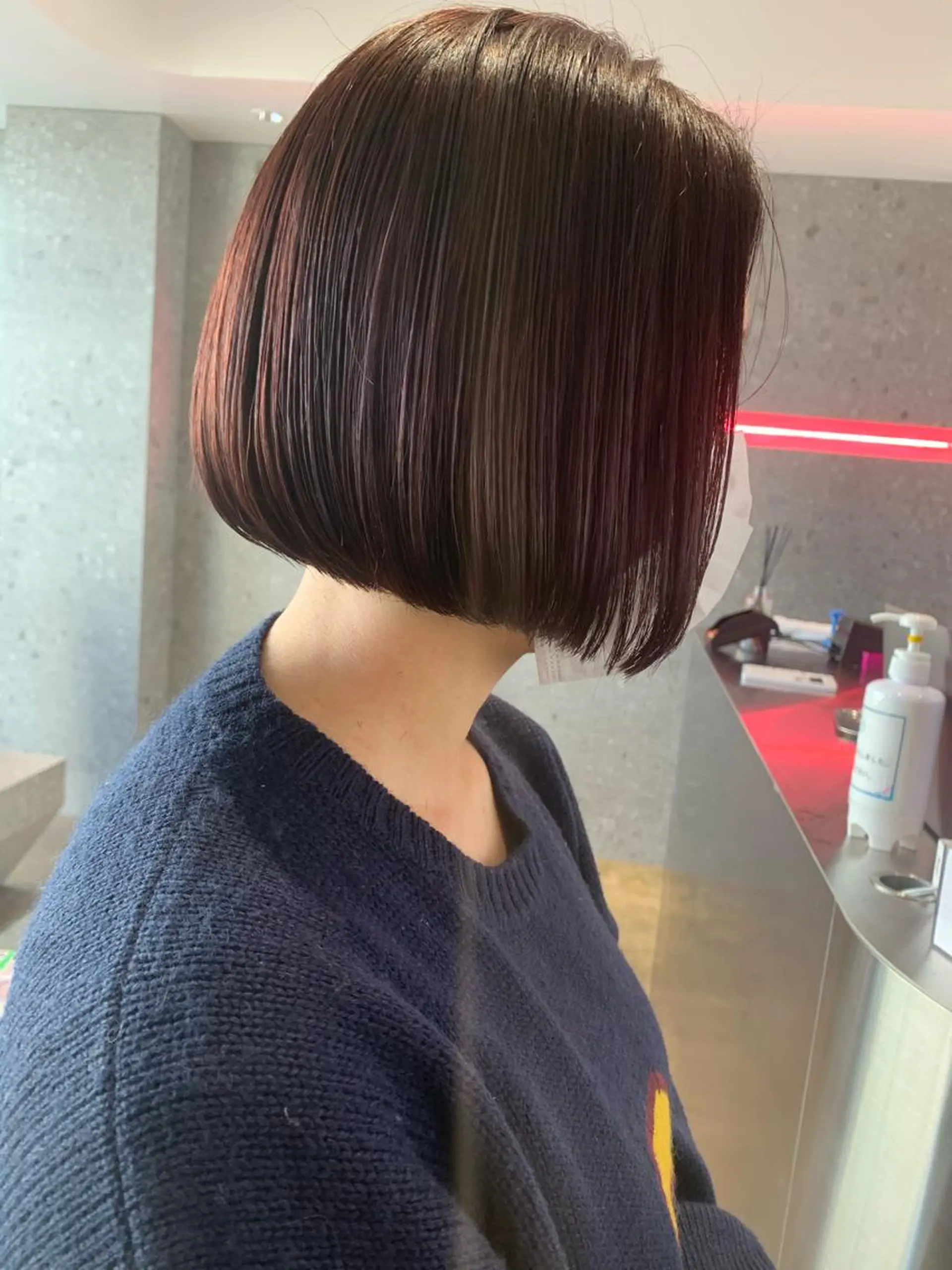 ショート カラー ボブ カット トリートメント PHIDGE所属・山下 千明のヘアスタイル