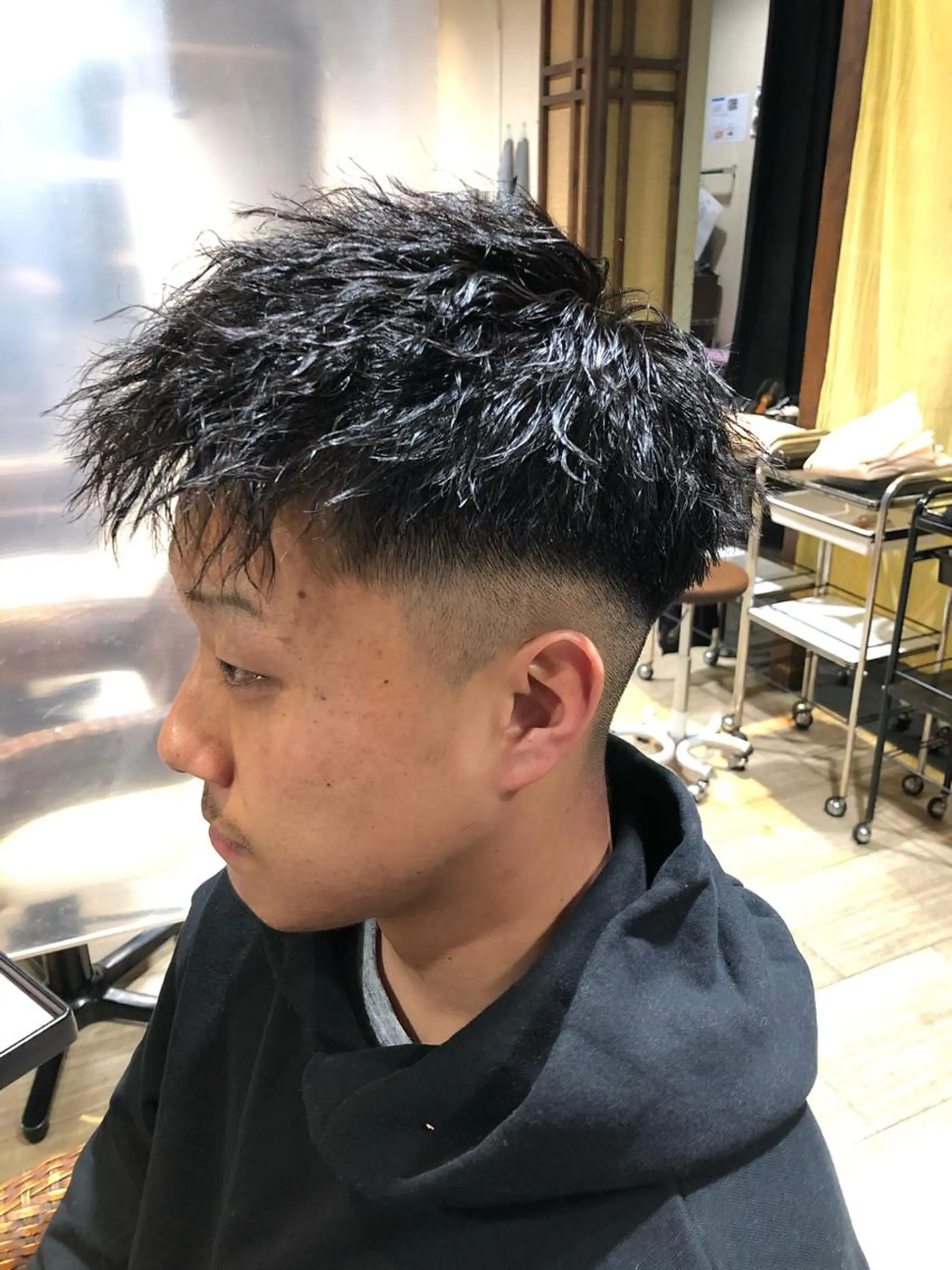 ショート パーマ メンズ メンズパーマ/ スパイキー/神田正紀のヘアスタイル