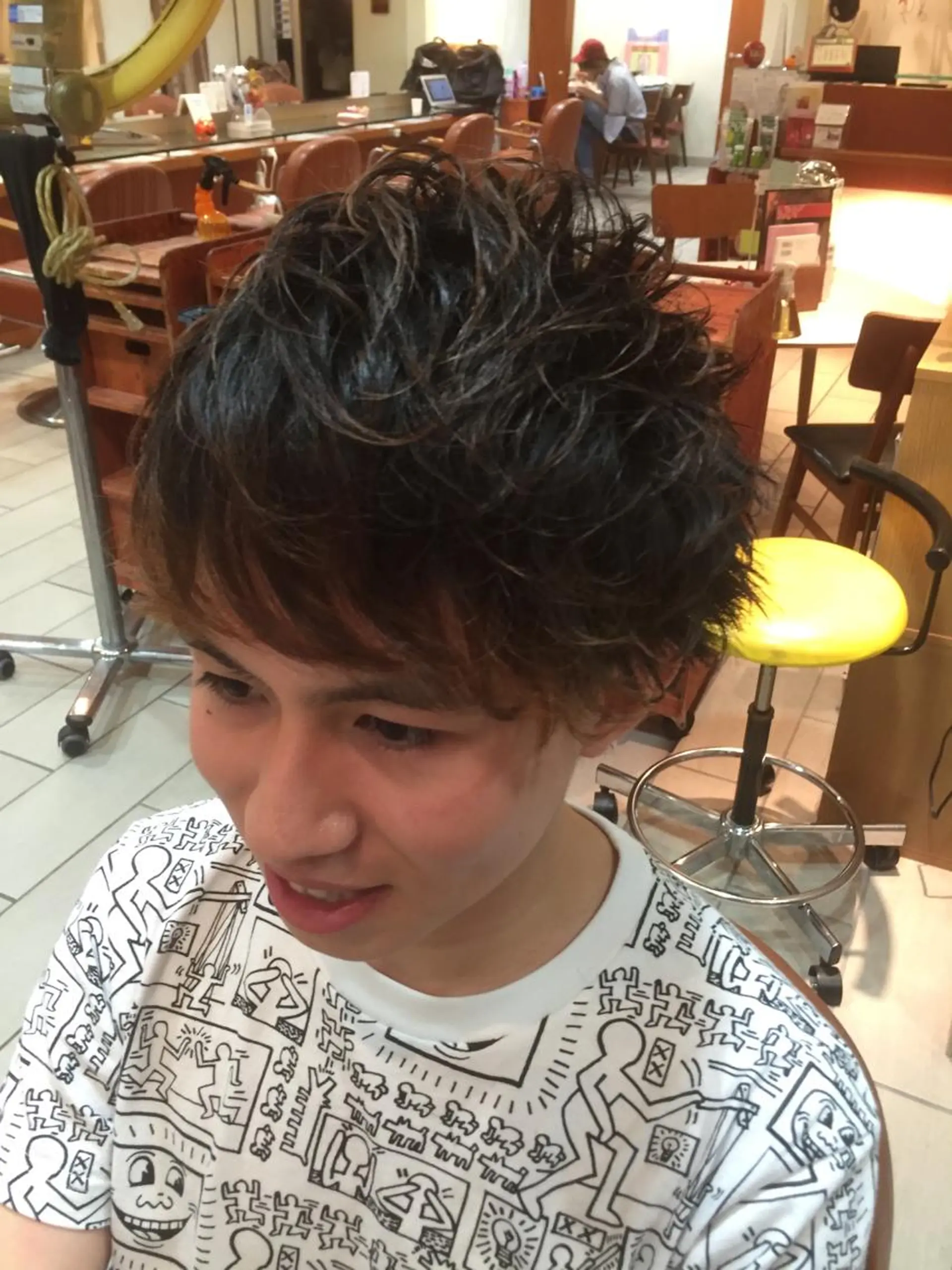 ミディアム セミロング ロング メンズ 可愛いを作る神 ナオヒロのヘアスタイル