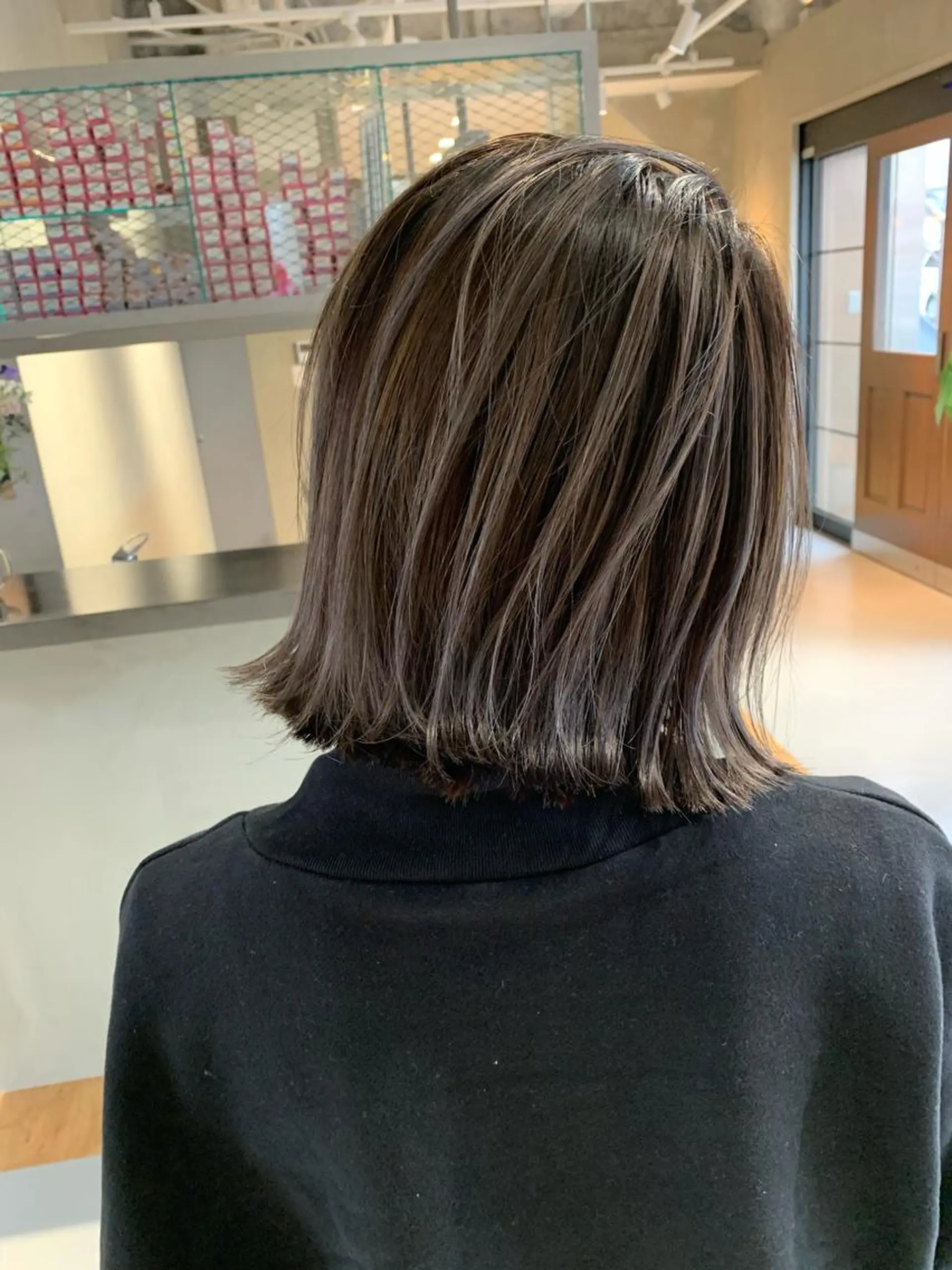 ミディアム カラー yuga/ パーマのヘアスタイル