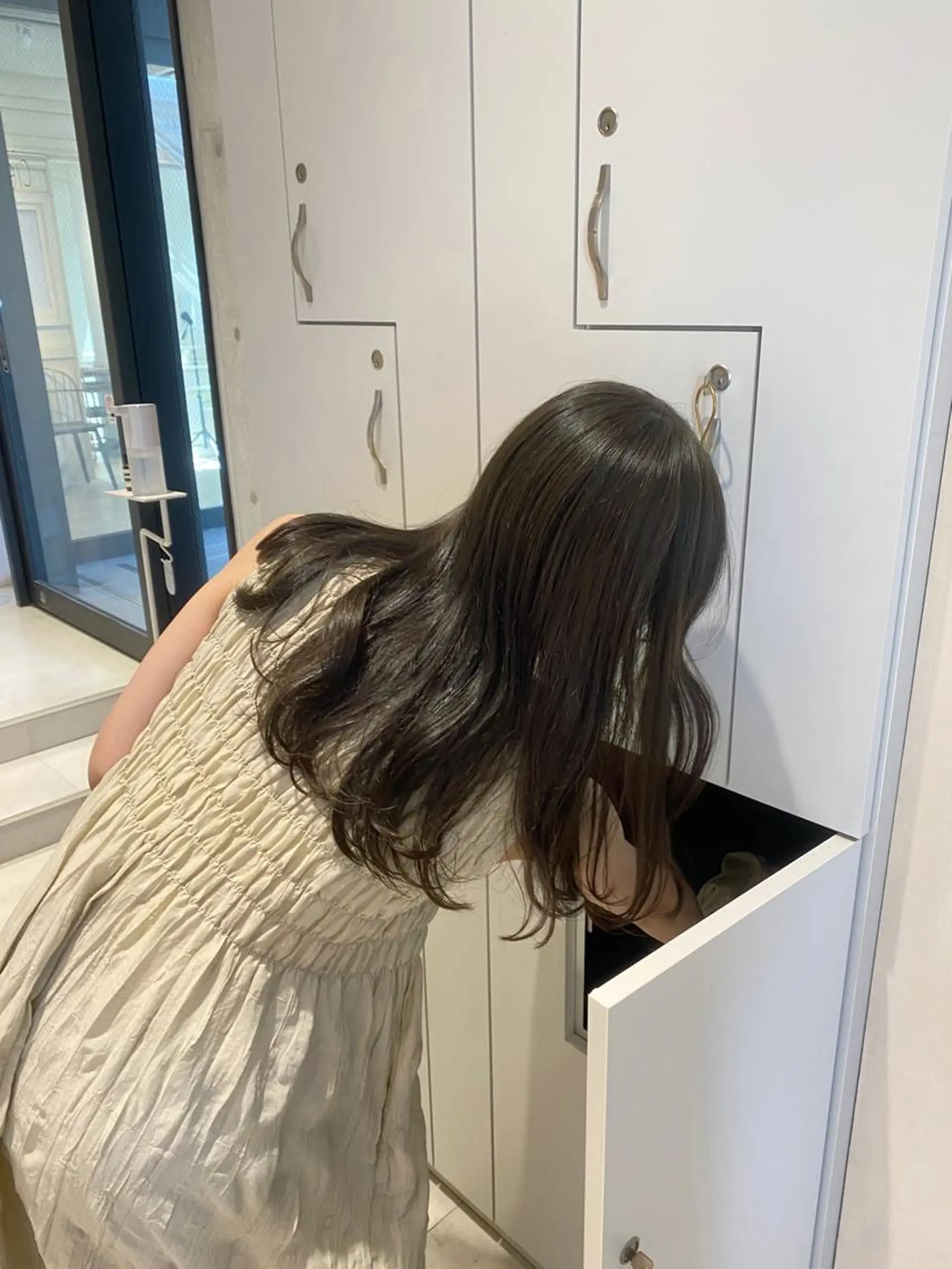 セミロング カラー cie所属・ボブ/ミニボブ 透明感カラーkadoのヘアスタイル