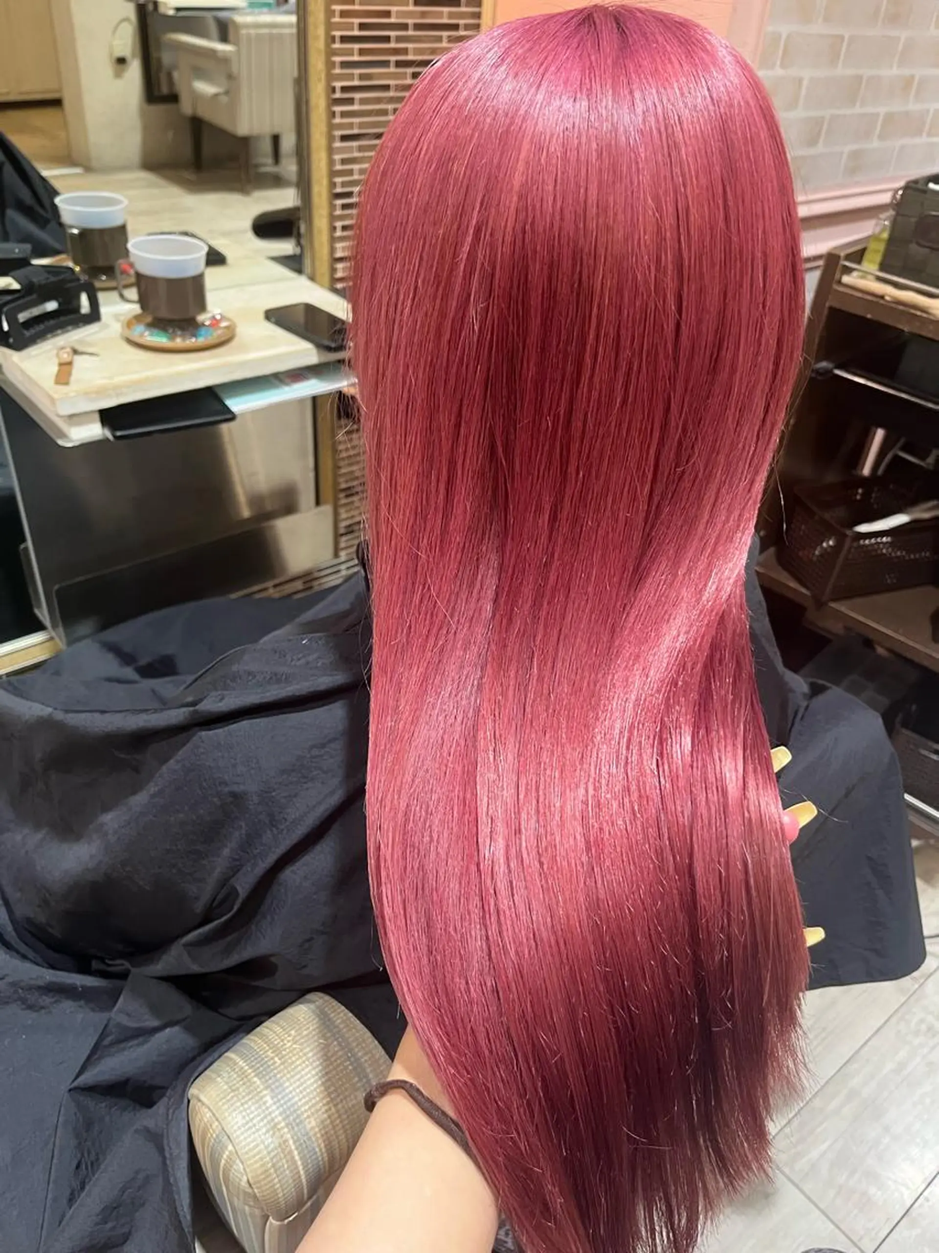 ロング カット ヘアカラー トリートメント 友松 世奈のマツエク・マツパデザイン