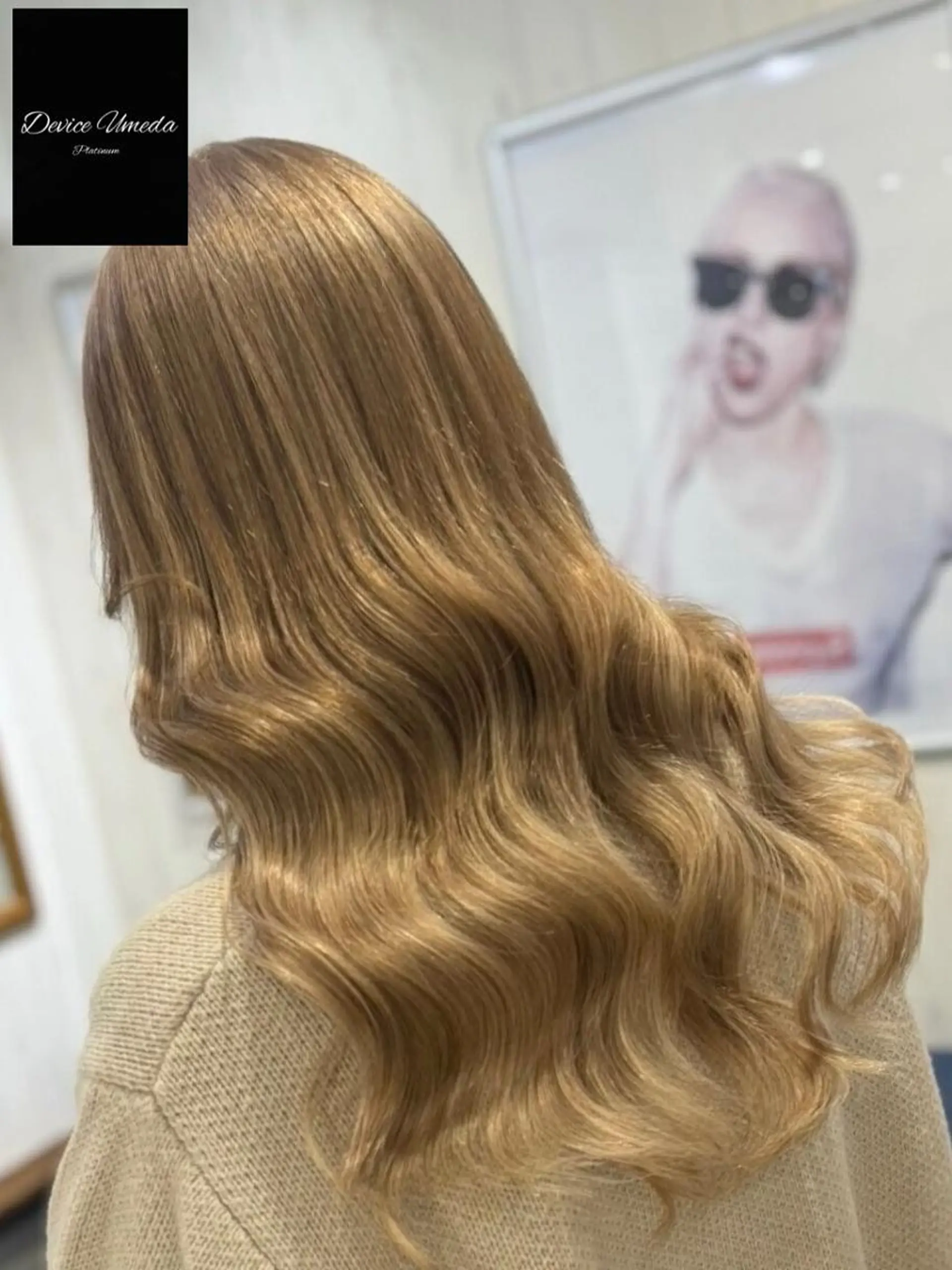 ロング ヘアアレンジ カラー レミーエクステ大阪 Device梅田のヘアスタイル