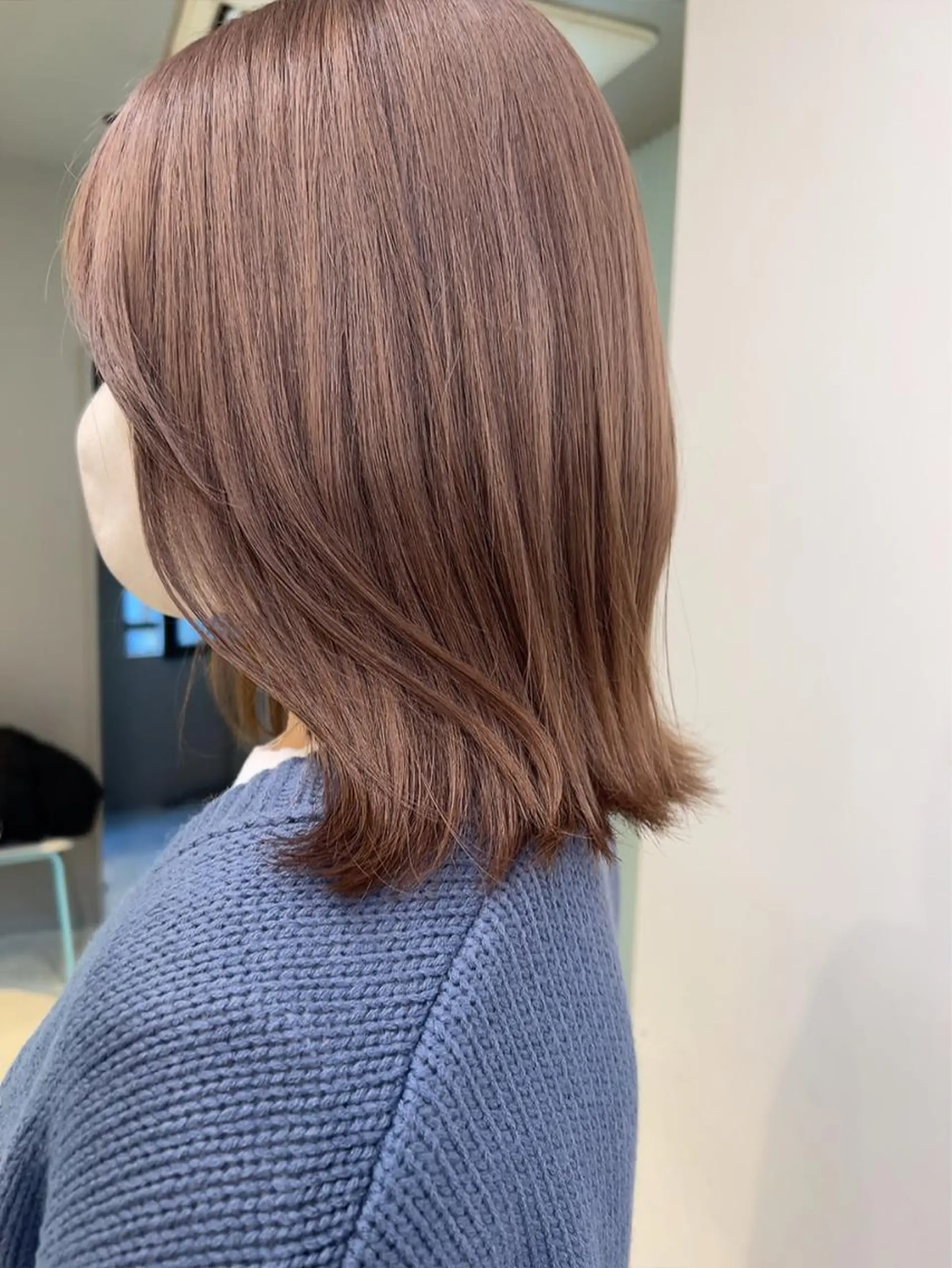 セミロング カラー ヘアカラー トリートメント ヘッドスパ ヘアセット 🥞ベージュ系カラー 【すずきりほ】🥞のヘアスタイル