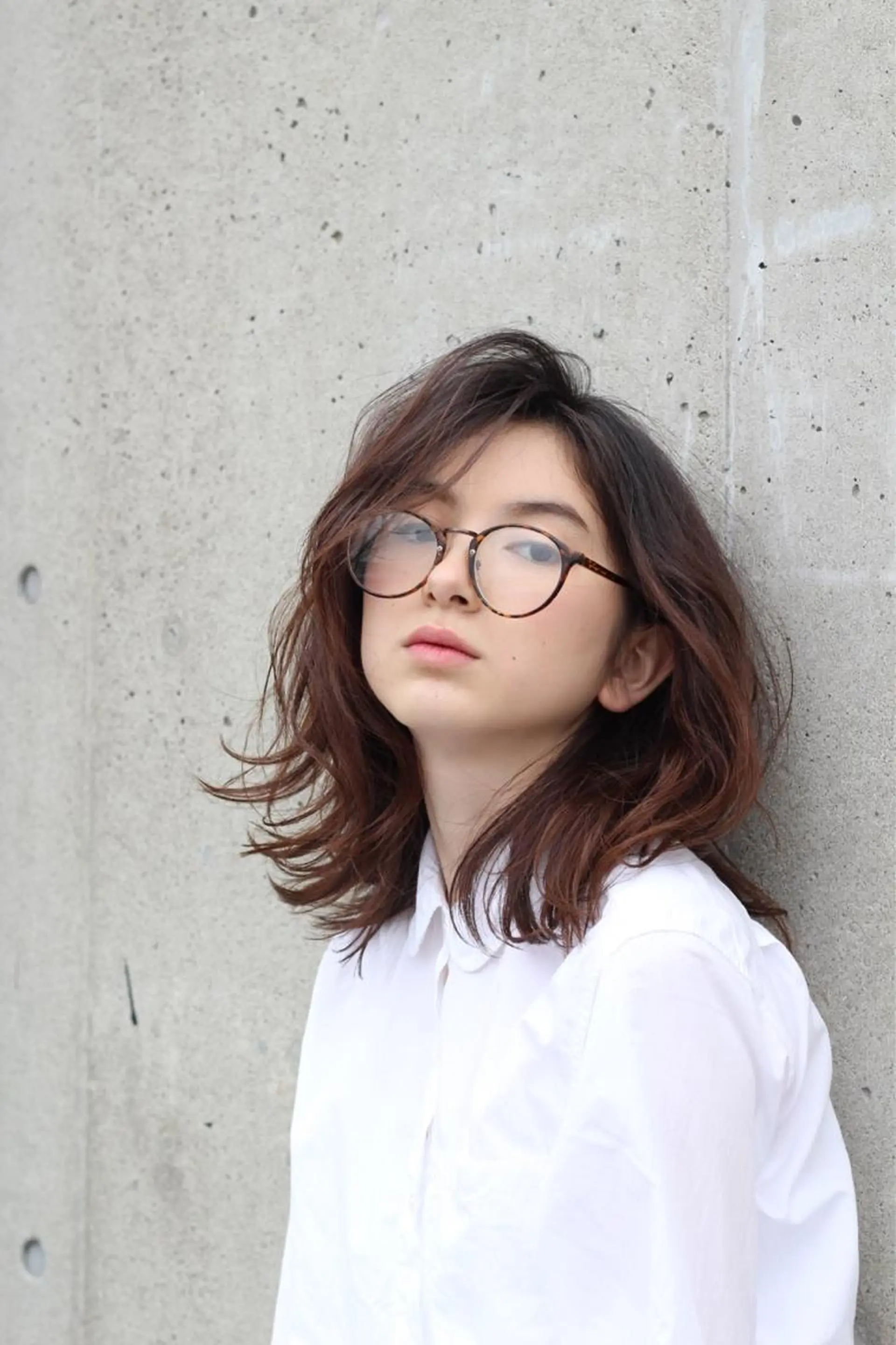 ミディアム カラー カット ヘアカラー トリートメント 【髪質改善】Cyan 中村ちゅんみのヘアスタイル