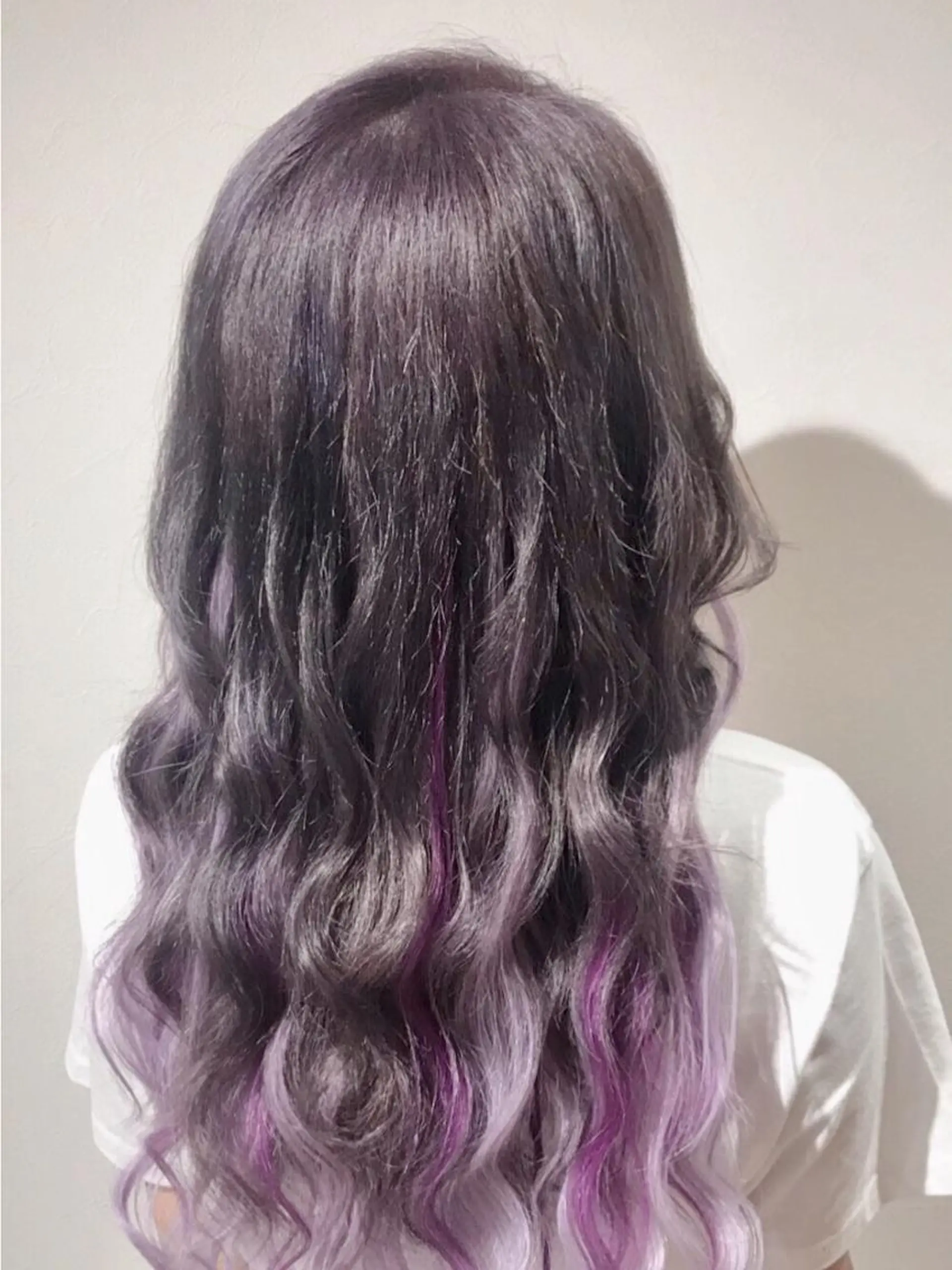 ロング カラー パーマ ヘアアレンジ レミーエクステ大阪 Device梅田のヘアスタイル