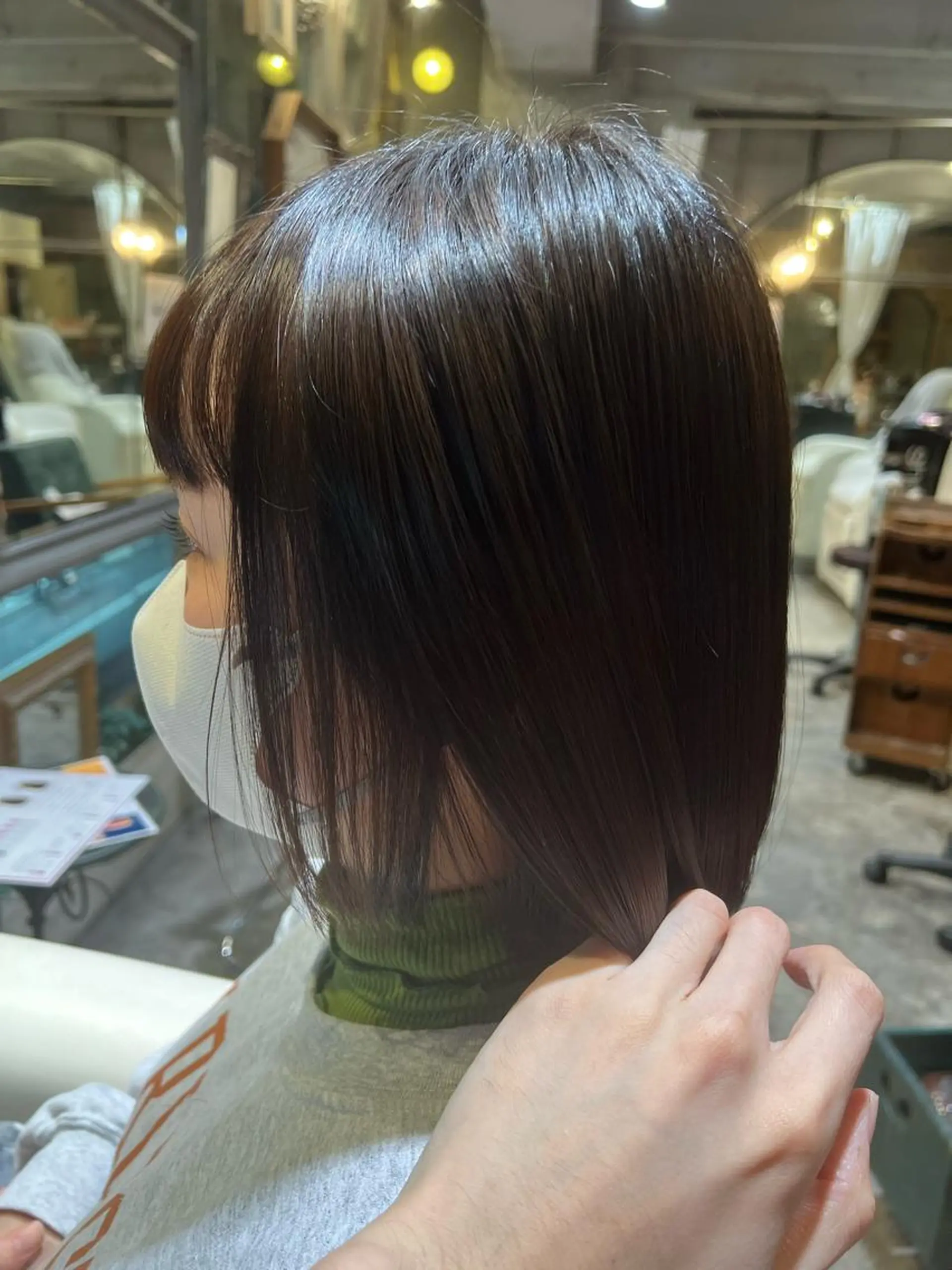 ミディアム カット トリートメント 小笠原 悠斗のヘアスタイル