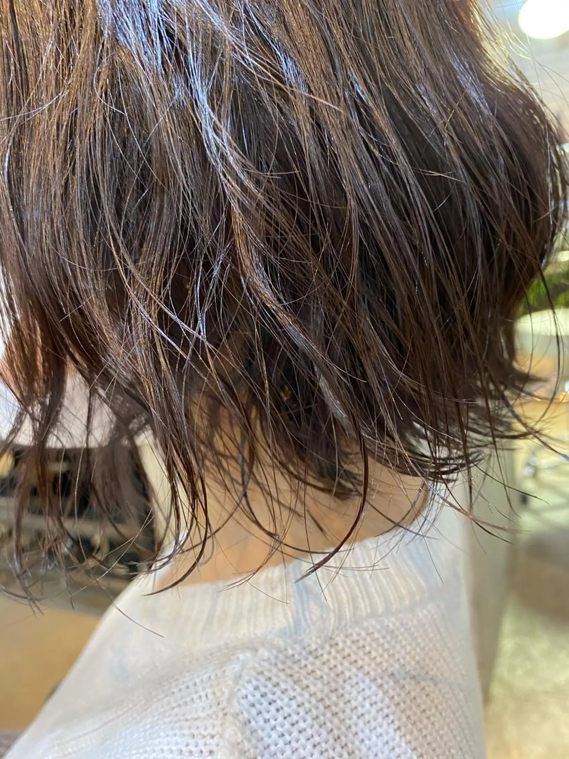 ショート カラー ヘアアレンジ 切りっぱなしボブ/ デザインカラー店長のヘアスタイル