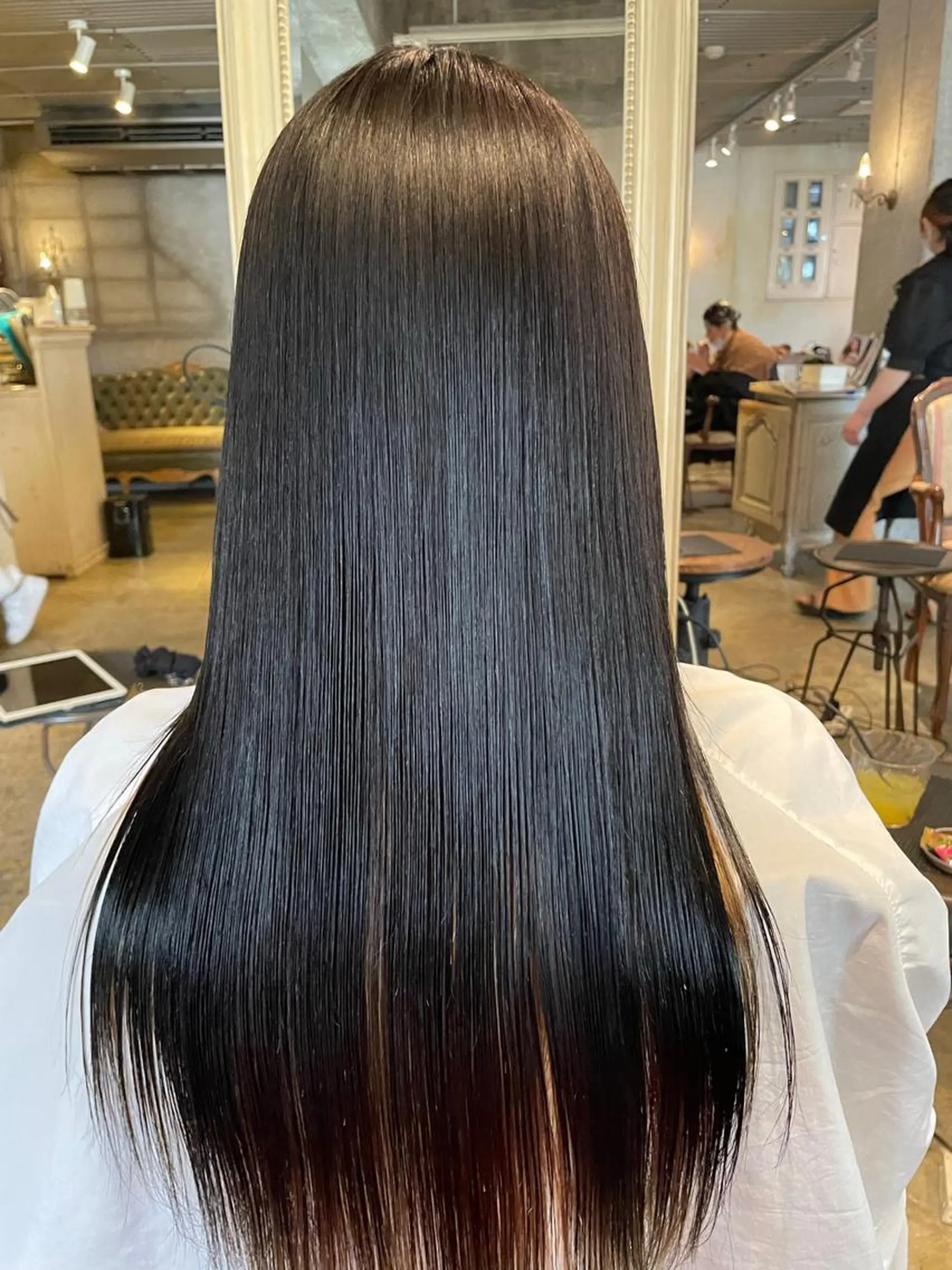 ロング 脇 文太のヘアスタイル