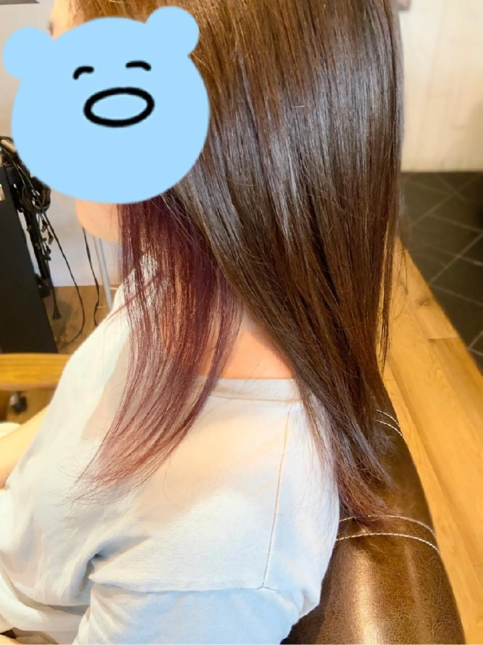 カラー アッシュ ベージュカラー ヘアカラー トリートメント 堀 望美のヘアスタイル