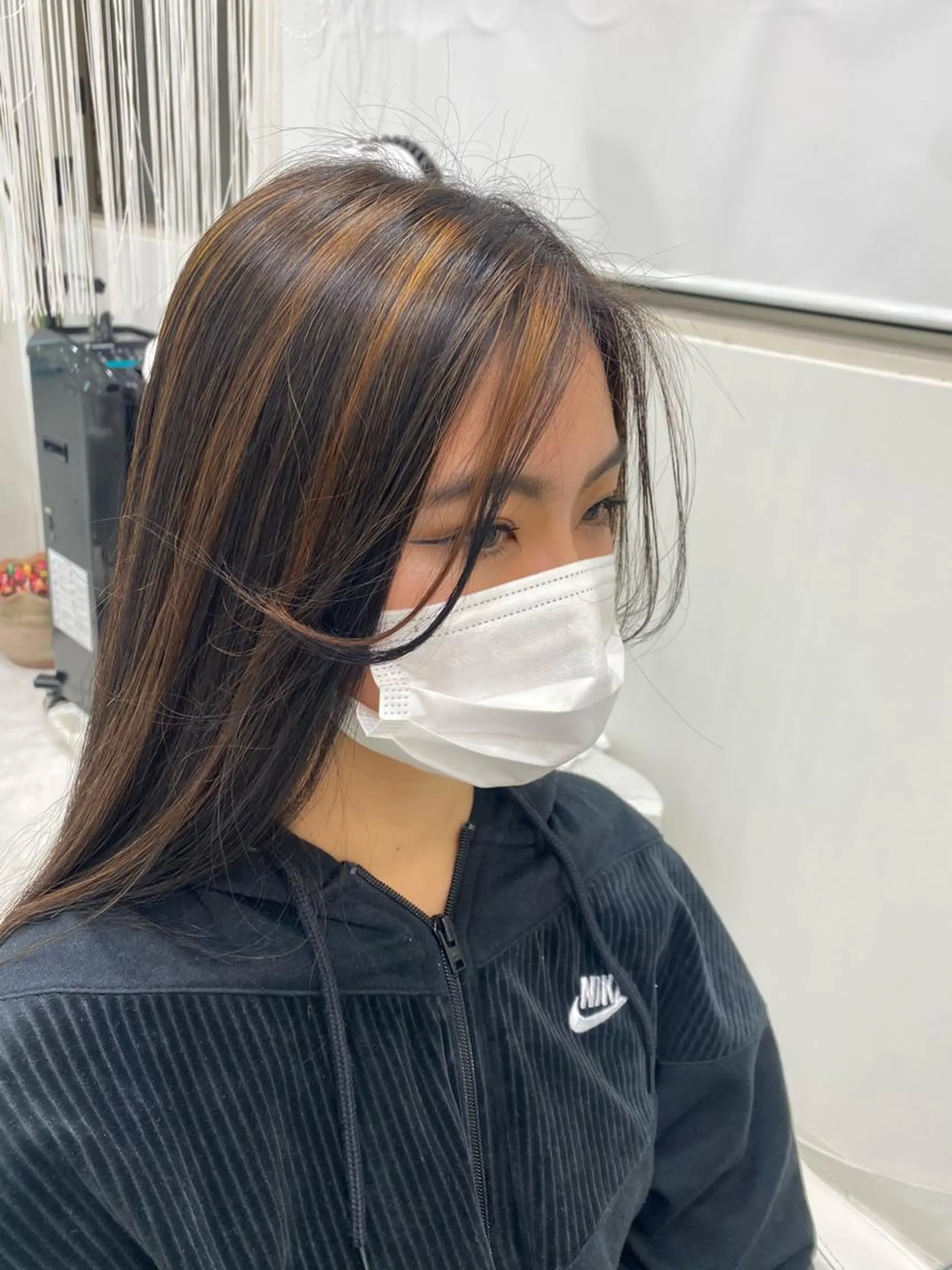 ロング カラー ハイライトカラー ハイライト hair Freak所属・佐藤 祥太のヘアスタイル
