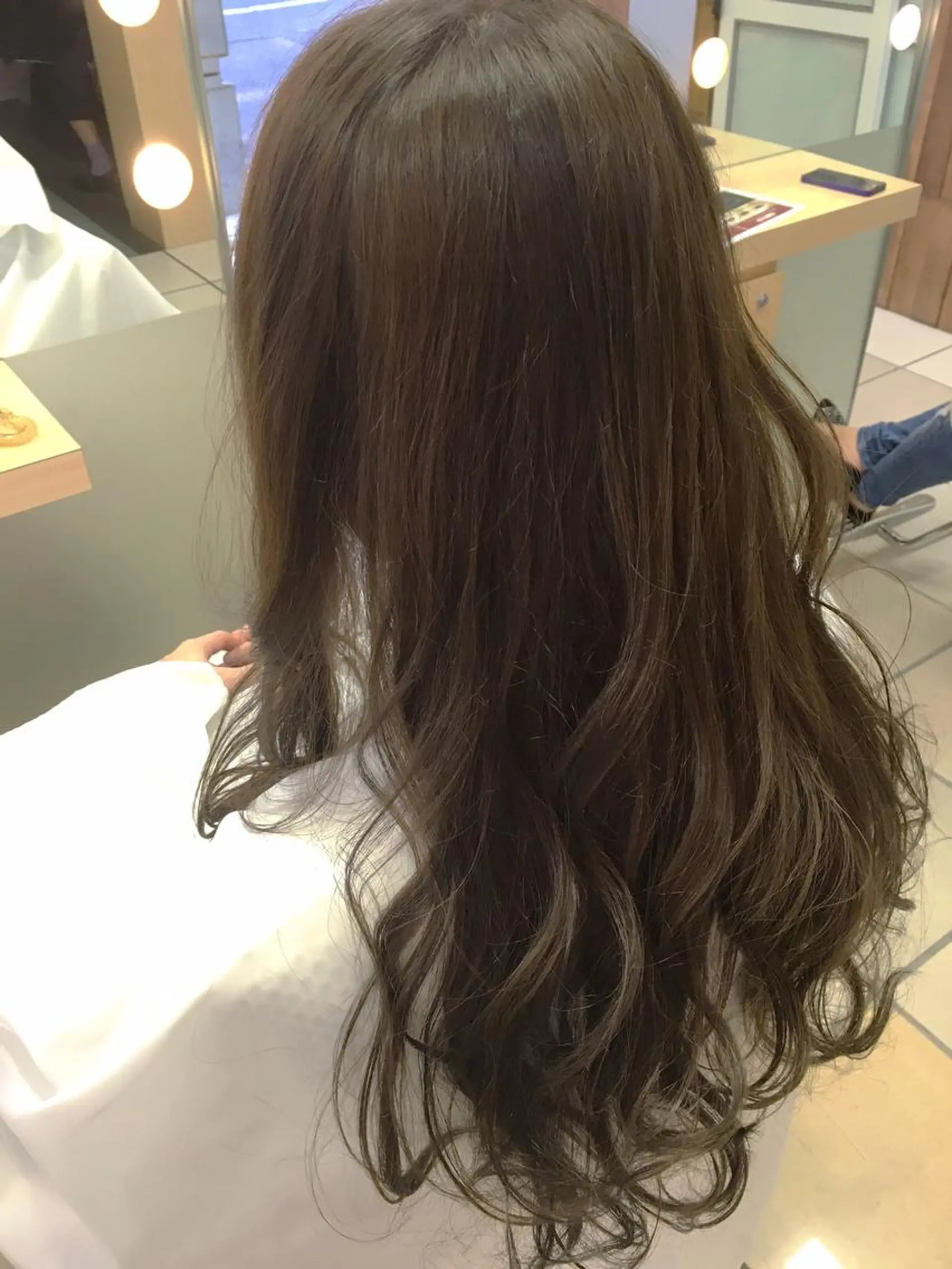 ロング カラー 透明感カラー グレージュ 髪質改善/美髪矯 正ヤマモトハルキのヘアスタイル