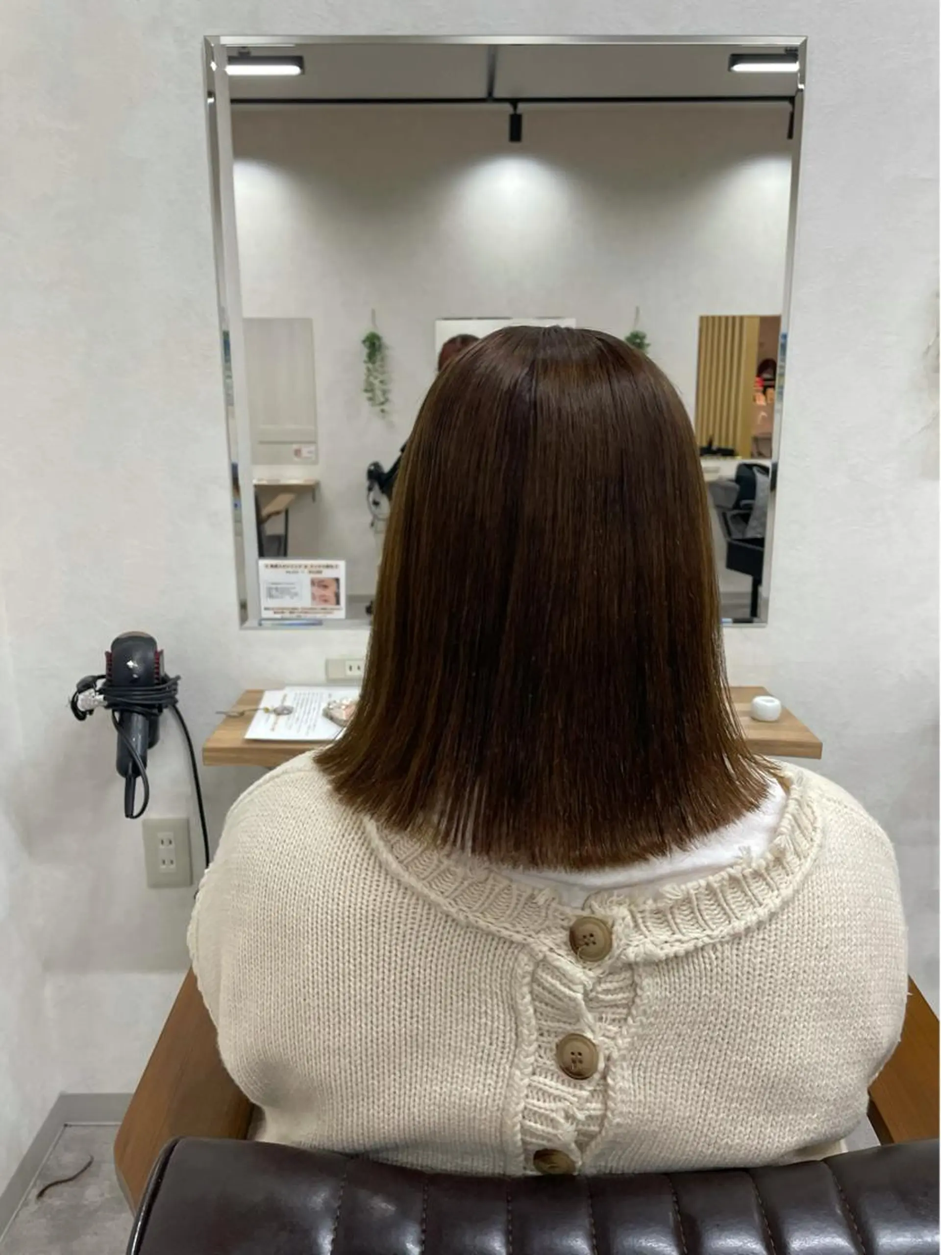 ミディアム 淡中 円花のヘアスタイル