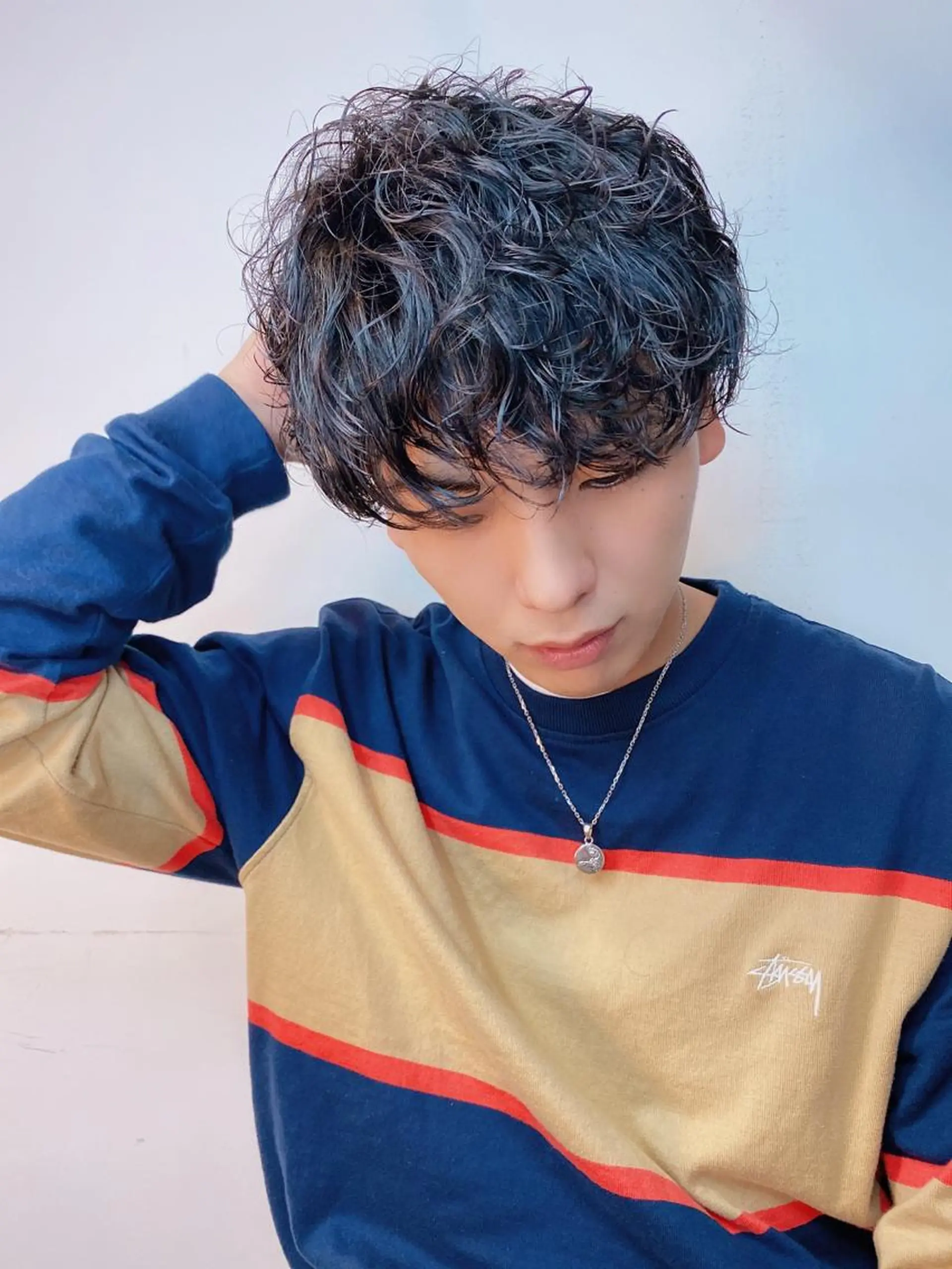 パーマ メンズ grow所属・🧡YUKA🧡 渋谷/ﾌﾟﾙｴｸｽﾃのヘアスタイル