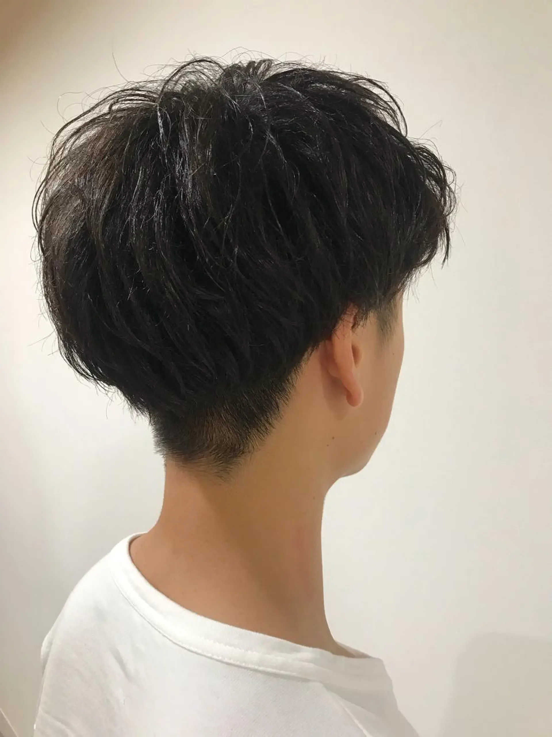 メンズ 暖色カラー🍊 ボブ🌿顔周りcutのヘアスタイル