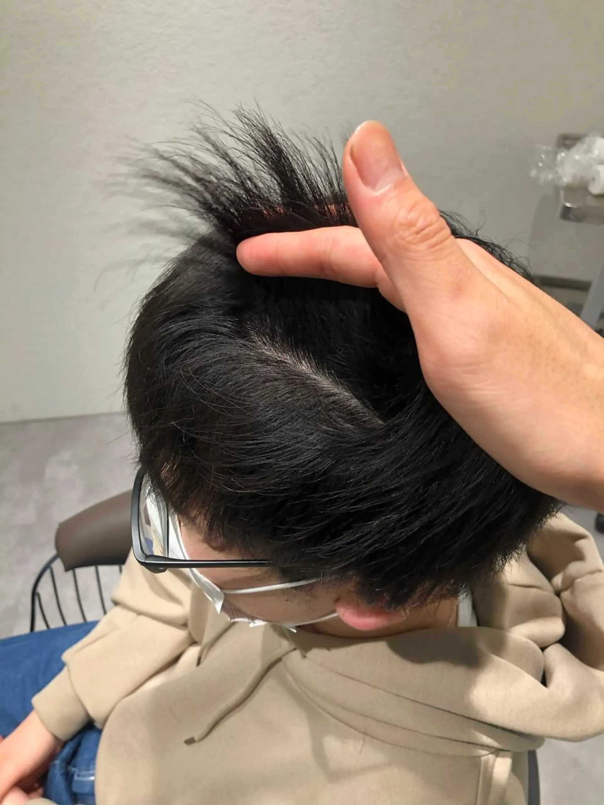 メンズ メンズ特化店長✨ 9/13空◎岡本一真のヘアスタイル