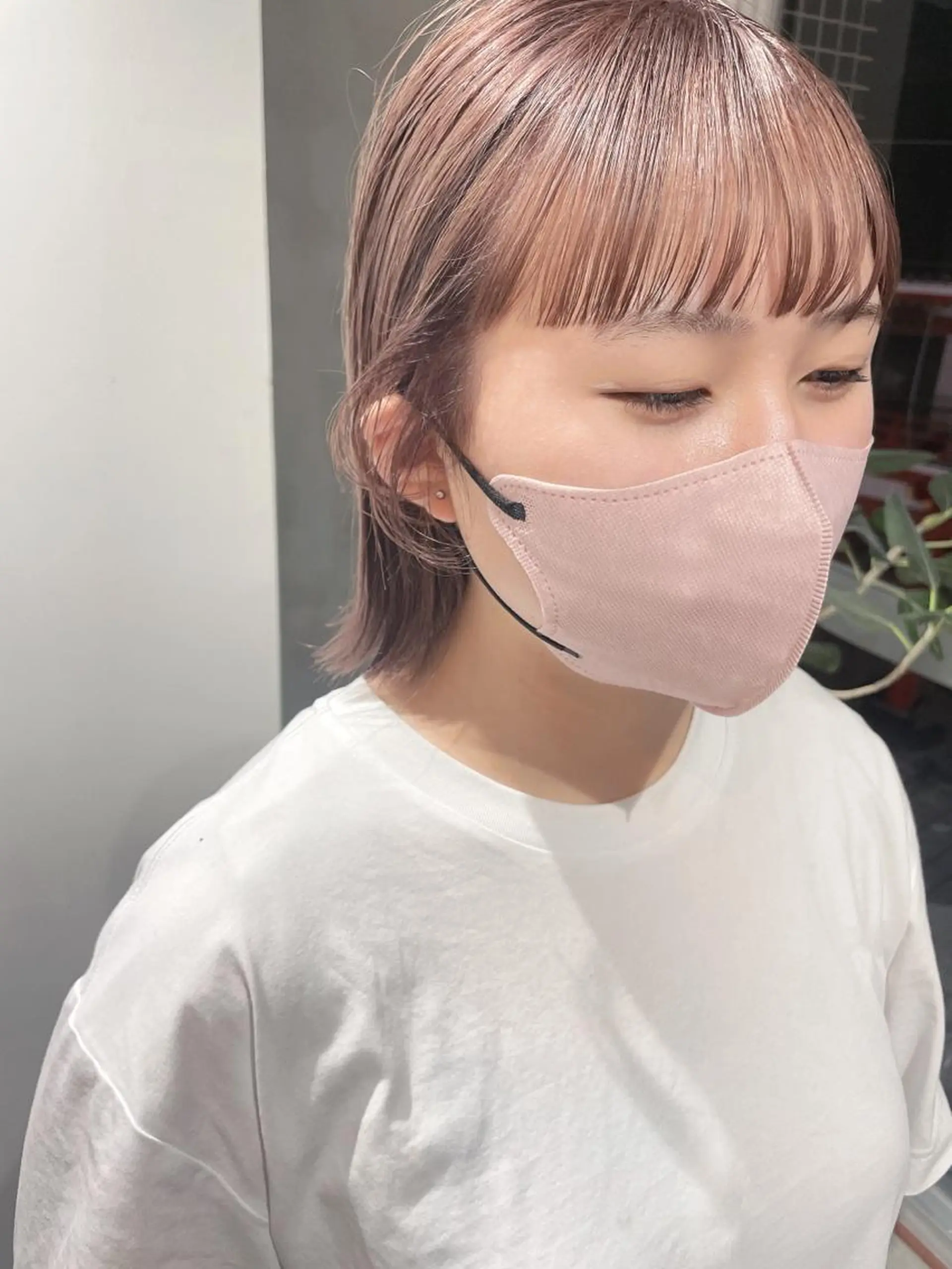ミディアム カラー ill.所属・ill［イル］大須 ダブルカラー髪質改善のヘアスタイル