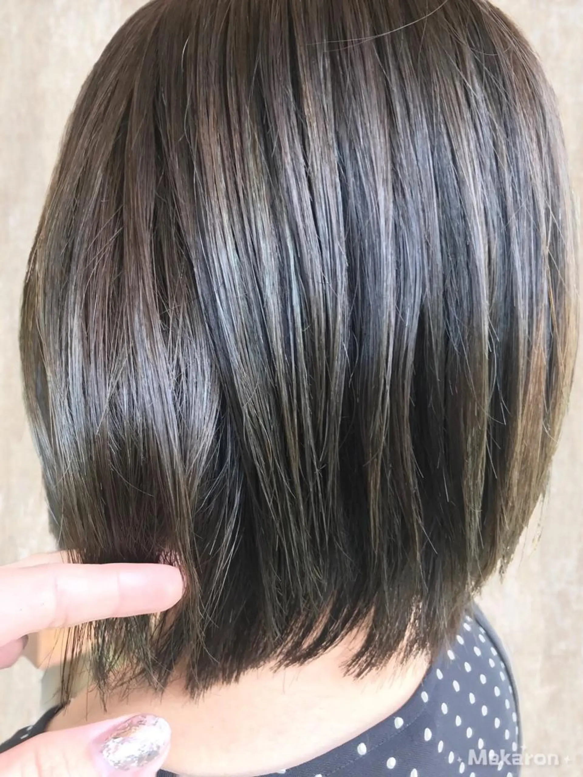 ショート カラー アッシュ オリーブアッシュ 縮毛矯正 hair works raptureのヘアスタイル