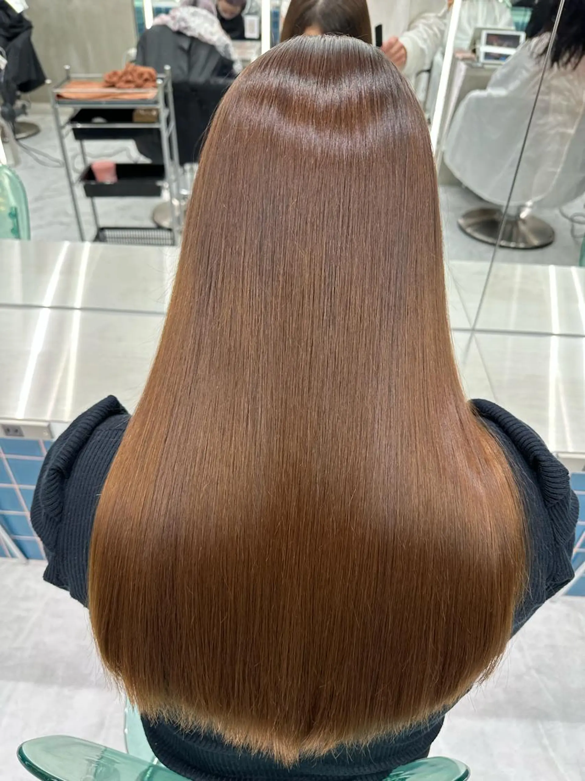 ロング ヘアカラー トリートメント Lond　luce心斎橋所属・✨髪質改善✨縮毛矯正 ホウダカズヒロのヘアスタイル