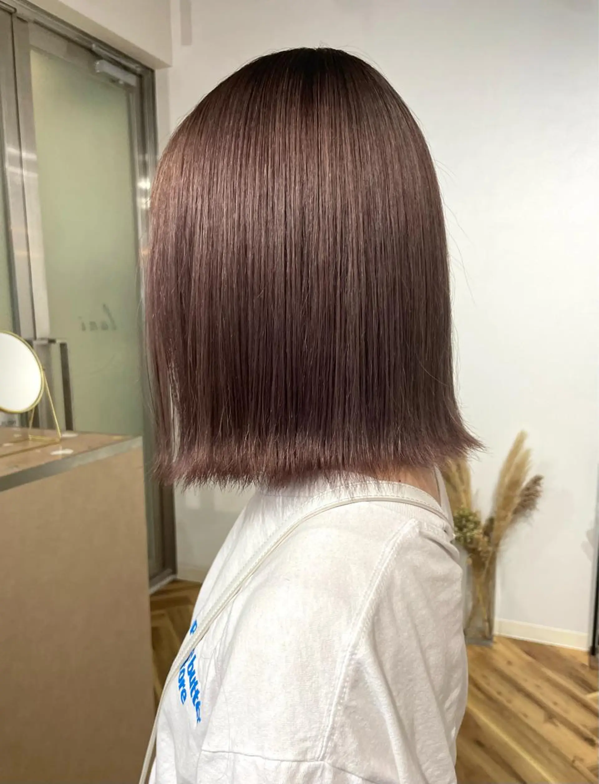 ショート カラー ピンクカラー ヘアカラー 縮毛矯正 lani hair salon所属・SHOTO ハイトー ン/デザインカラーのヘアスタイル