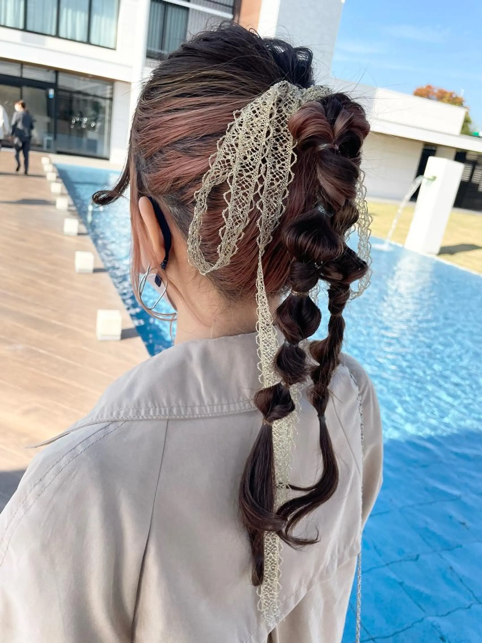 ヘアアレンジ オノ アカネのヘアスタイル