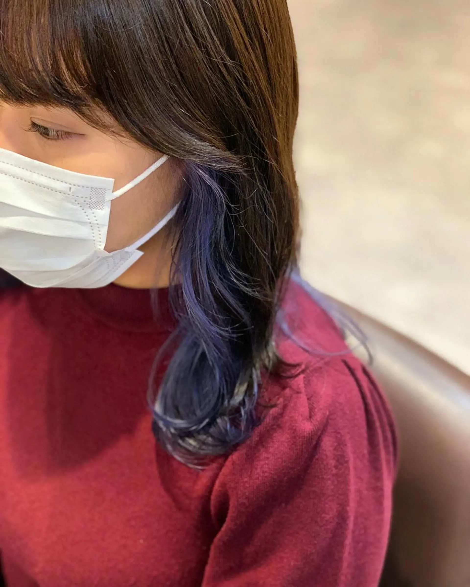 セミロング カット ヘアカラー トリートメント MIA スタイリストのヘアスタイル