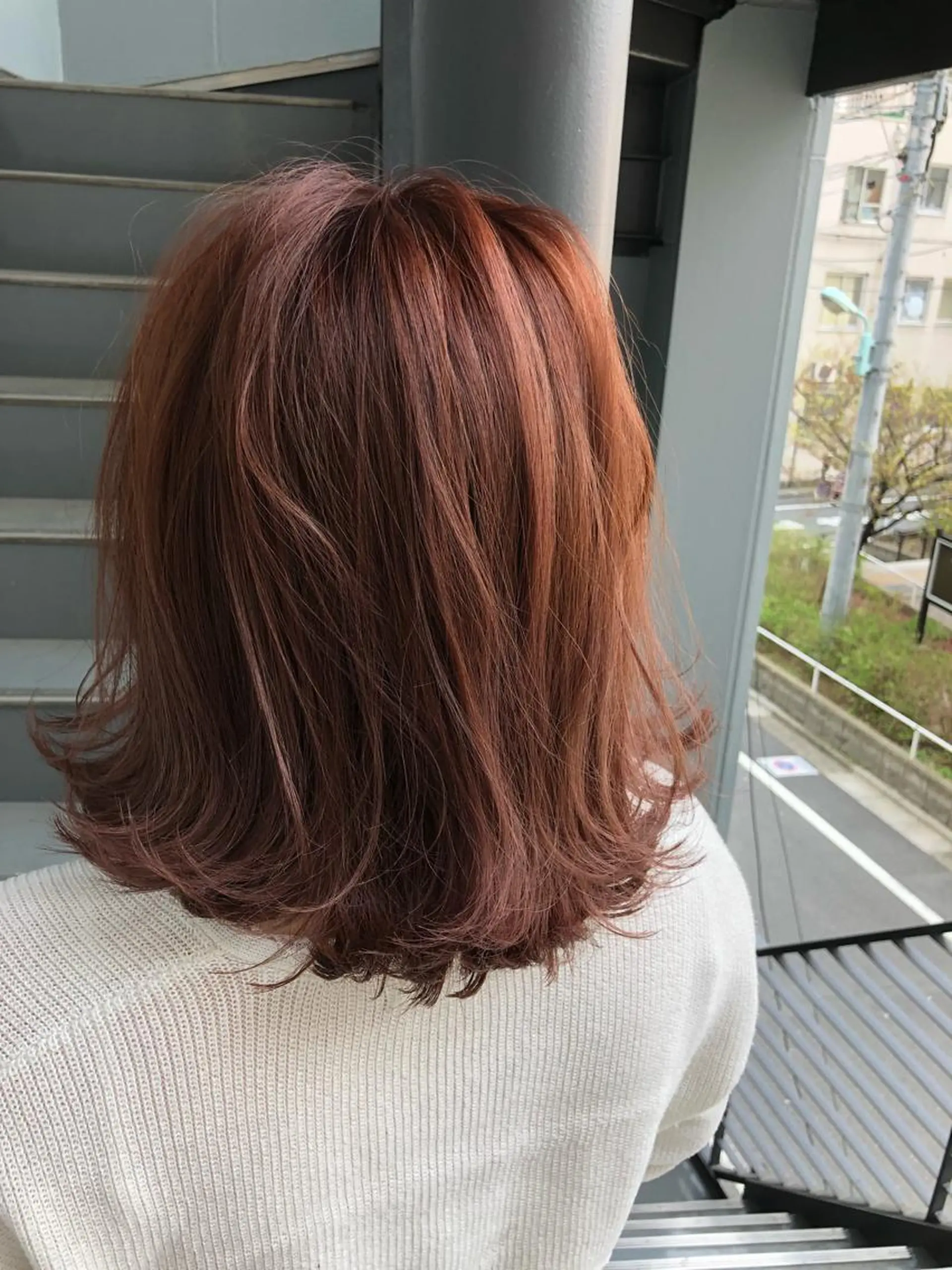 ショート カラー ベージュカラー ピンクカラー ピンクベージュ ヘアカラー FERNA池袋所属・マンツーマン施術✂︎ 金田尚久🎨のヘアスタイル